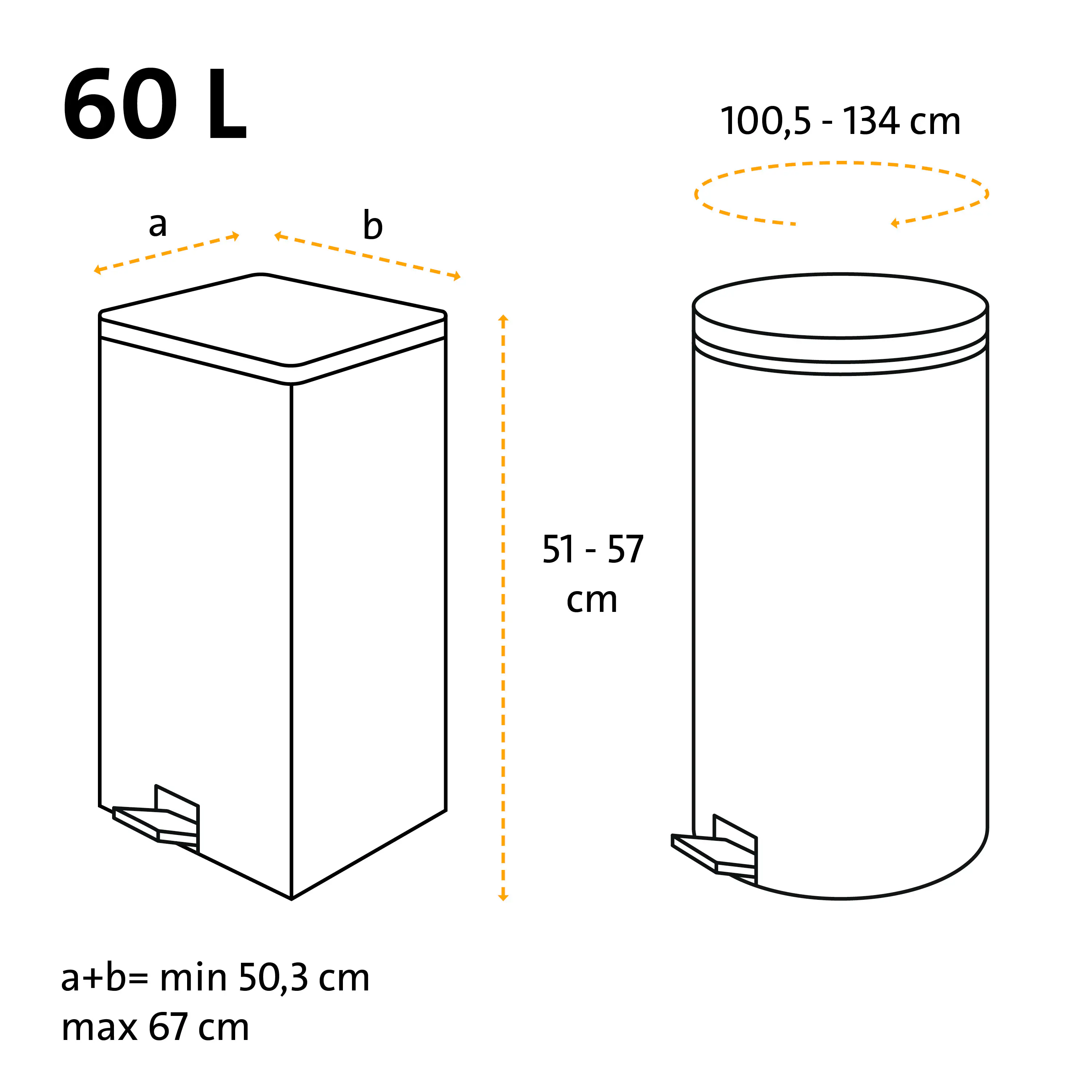 Swirl® 60 l Aktive Frische Müllbeutel Reißfest & Dicht
