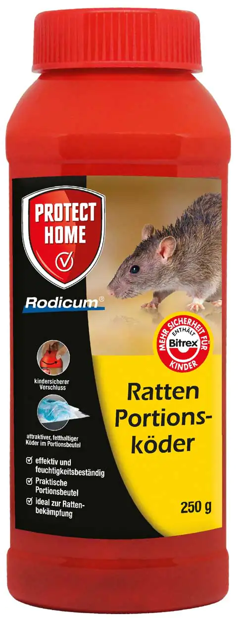 Protect Home Rodicum Ratten Portionsköder 250 g Protect Home Rodicum Ratten Portionsköder 250 g