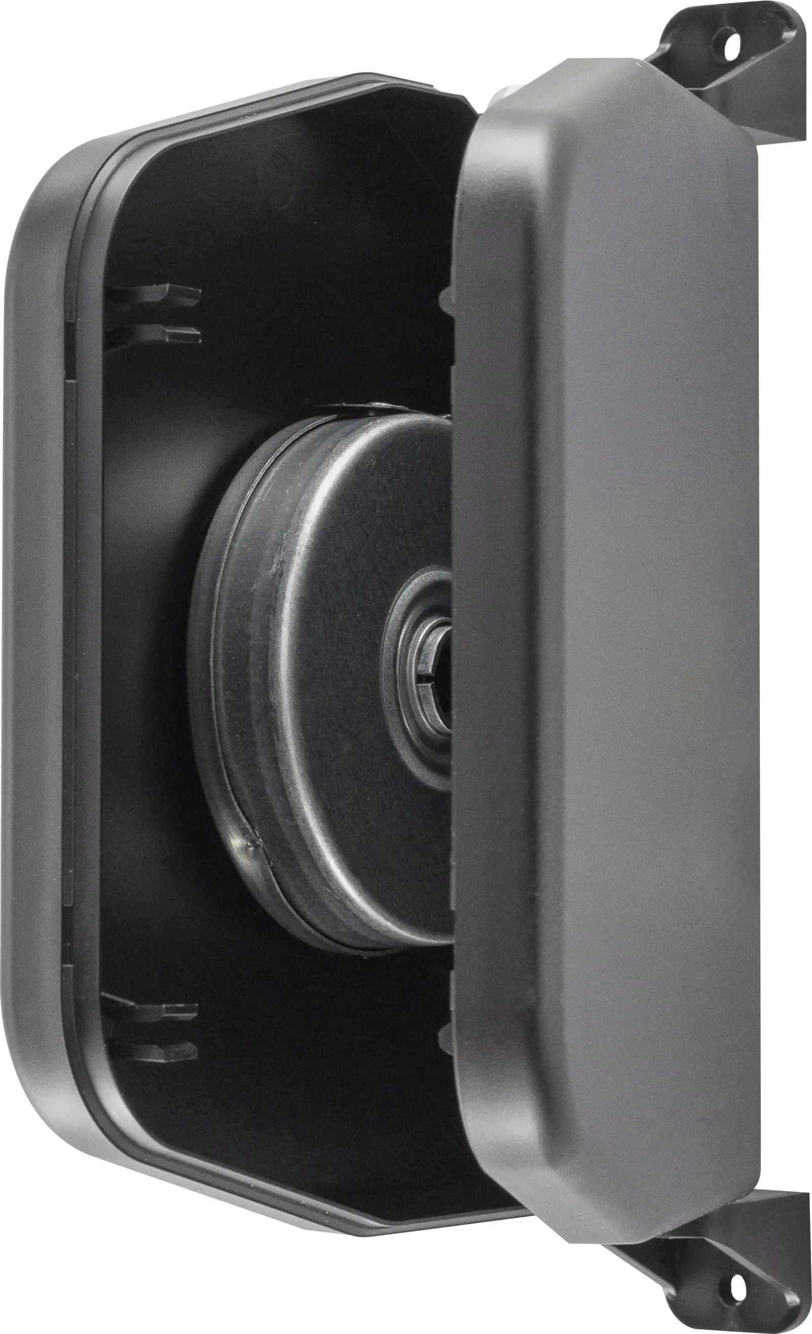 Schellenberg Aufschraubwickler aufklappbar Mini braun ohne Rolladengurt