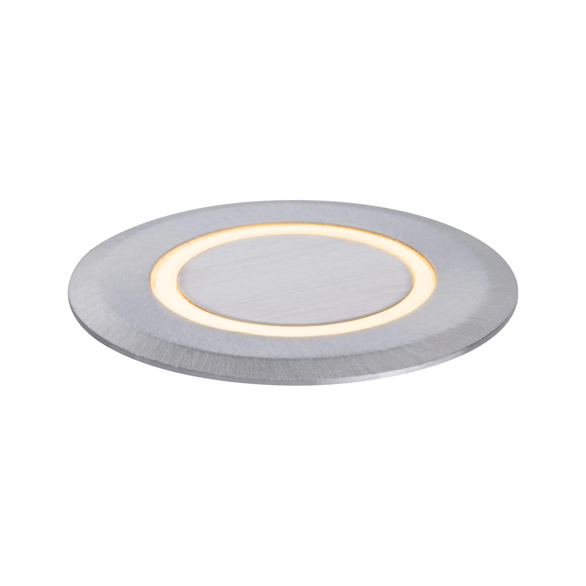 Paulmann LED Bodeneinbauleuchte Ring insect-friendly alu Ø 5 cm warmweiß Paulmann LED Bodeneinbauleuchte Ring insect-friendly alu Ø 5 cm warmweiß