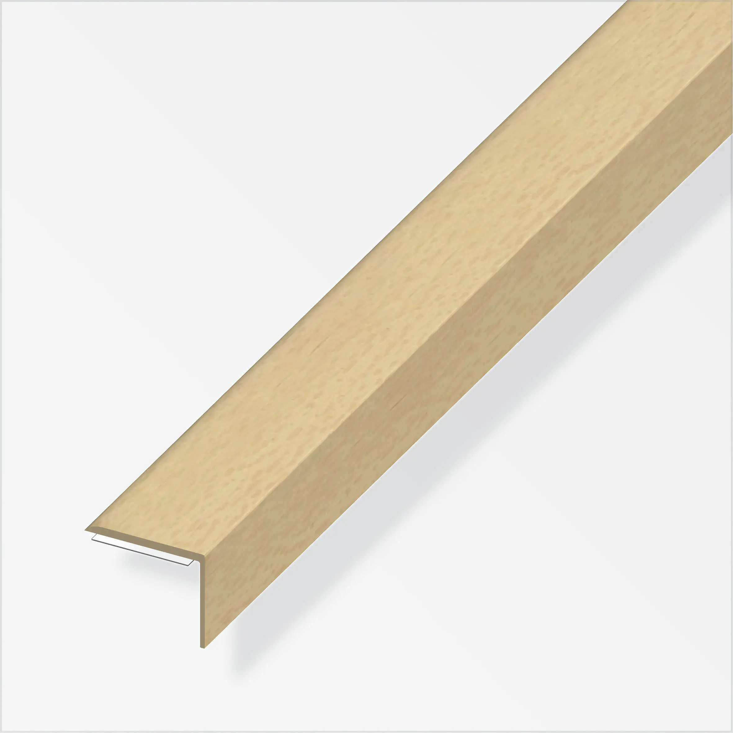 alfer Winkel-Abschluss-Profil 1 m, 25 x 18 mm PVC (Kunststoff) glatt buche
