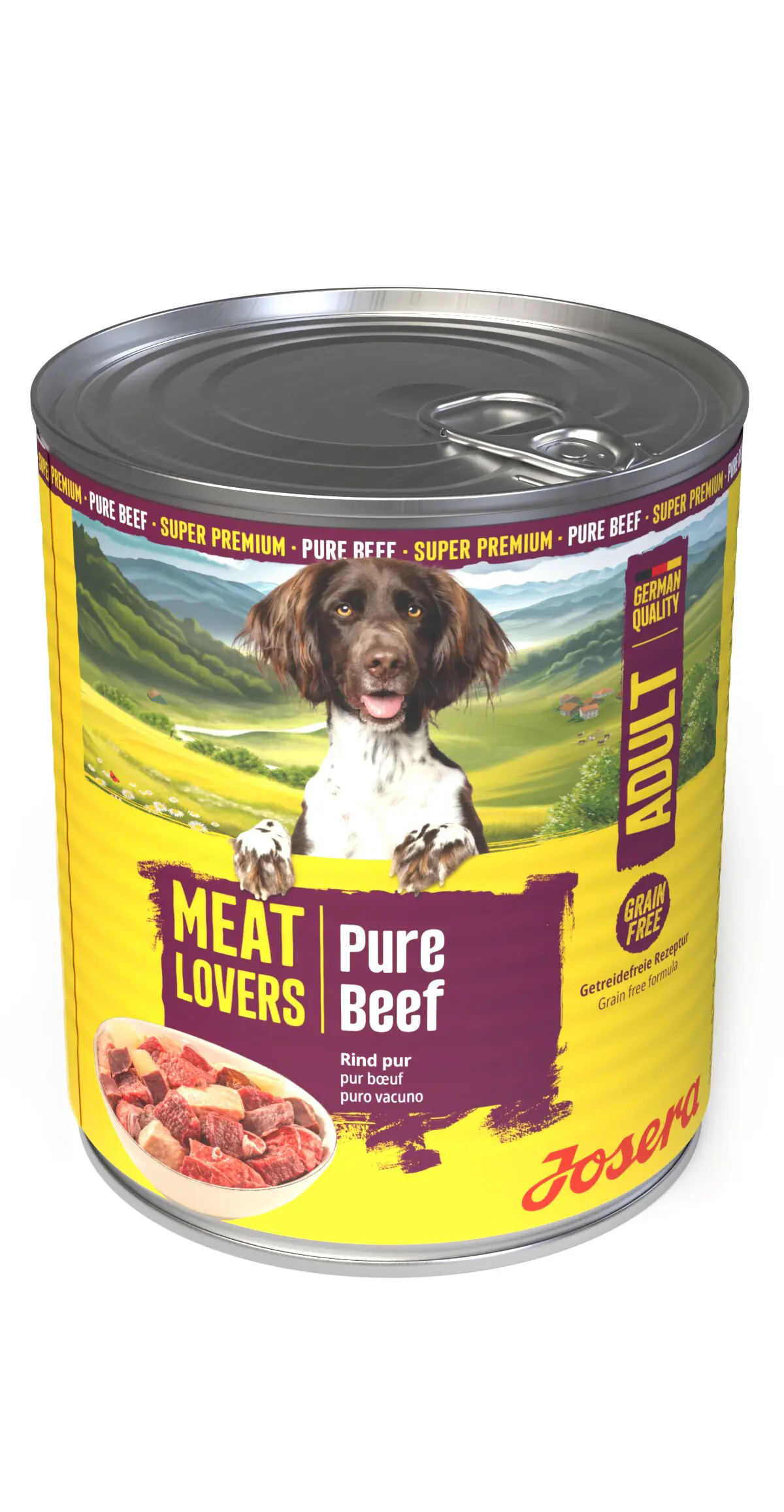 Josera Meatlovers Hundenassfutter Adult 800 g Rind 