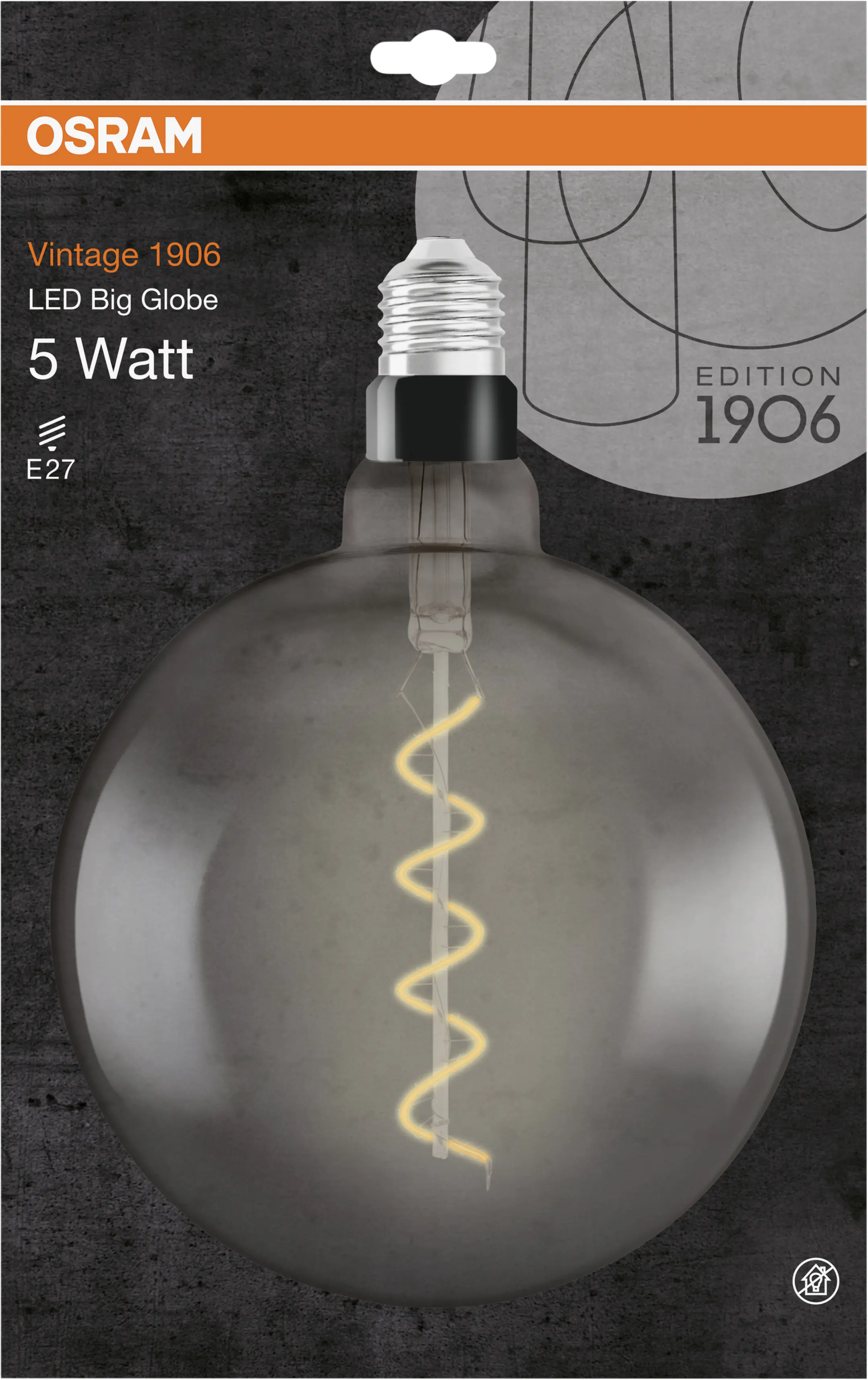 Osram LED XXL-Leuchtmittel Vintage 1906 Edison E27 4W warmweiß Osram LED XXL-Leuchtmittel Vintage 1906 Edison E27 4W warmweiß