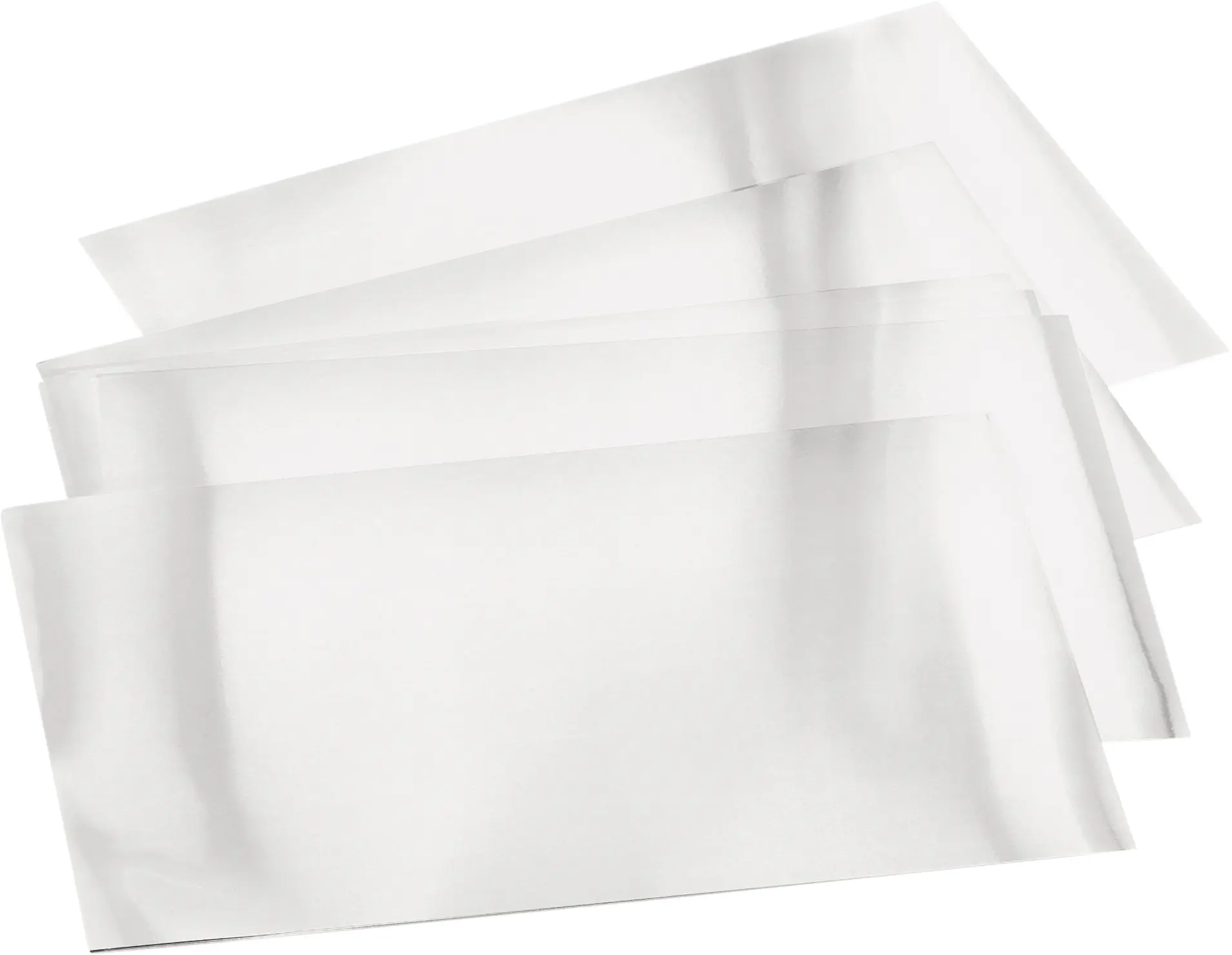Glorex Prägefolie silber Hartmetall 19 x 30 cm, 3 Blatt
