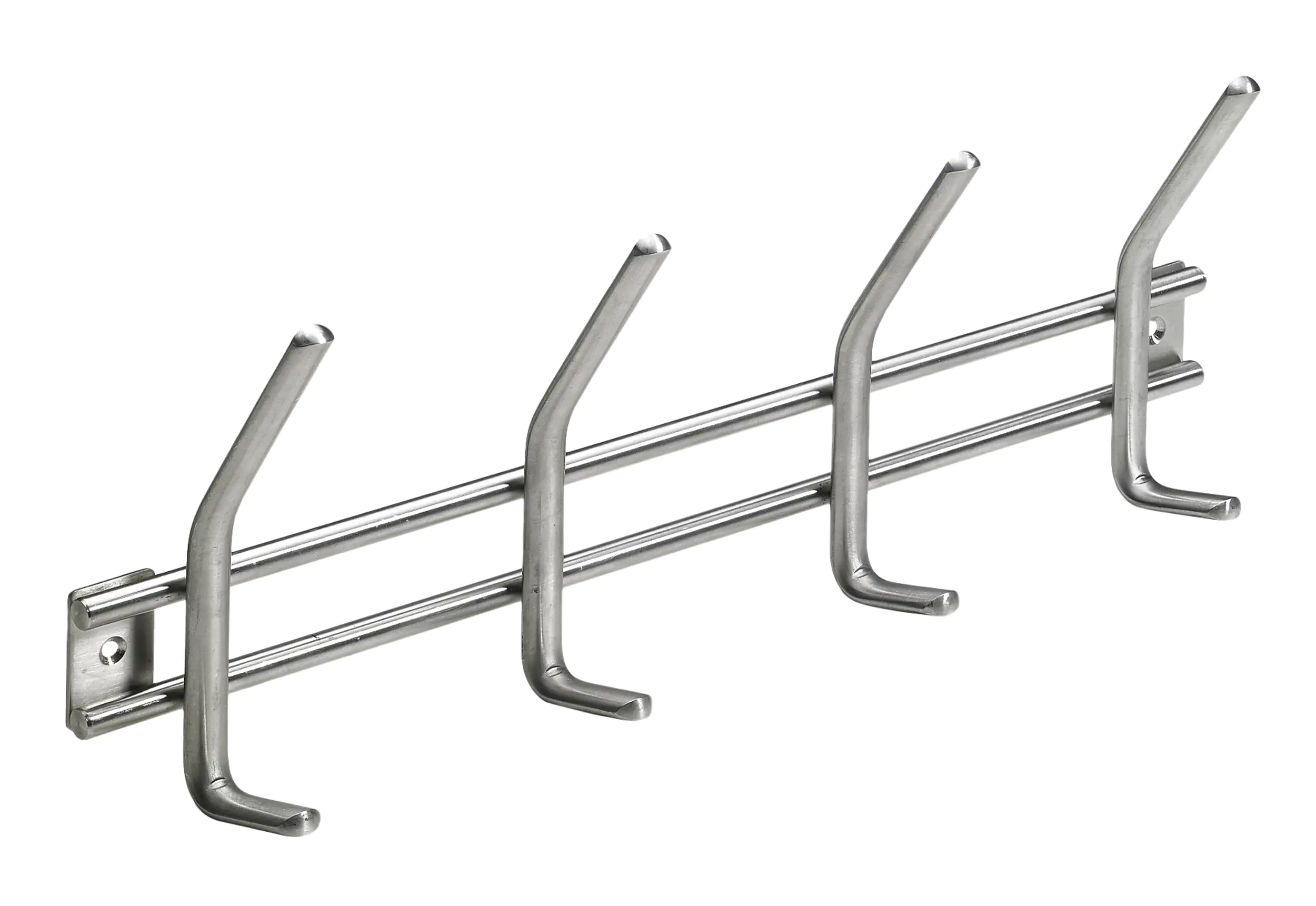 Hettich Garderobenleiste 4 Haken 35,5 x 14,0 x 5,0 cm Edelstahl Hettich Garderobenleiste 4 Haken 35,5 x 14,0 x 5,0 cm Edelstahl