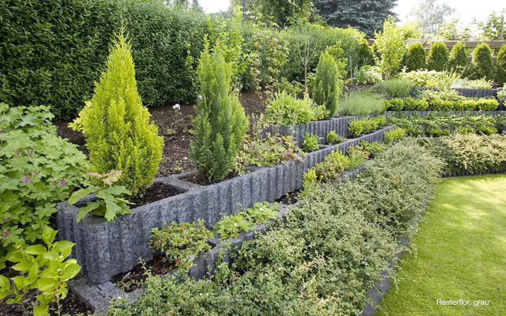 EHL Pflanzstein Ratioflor 60 x 40 x 25 cm grau