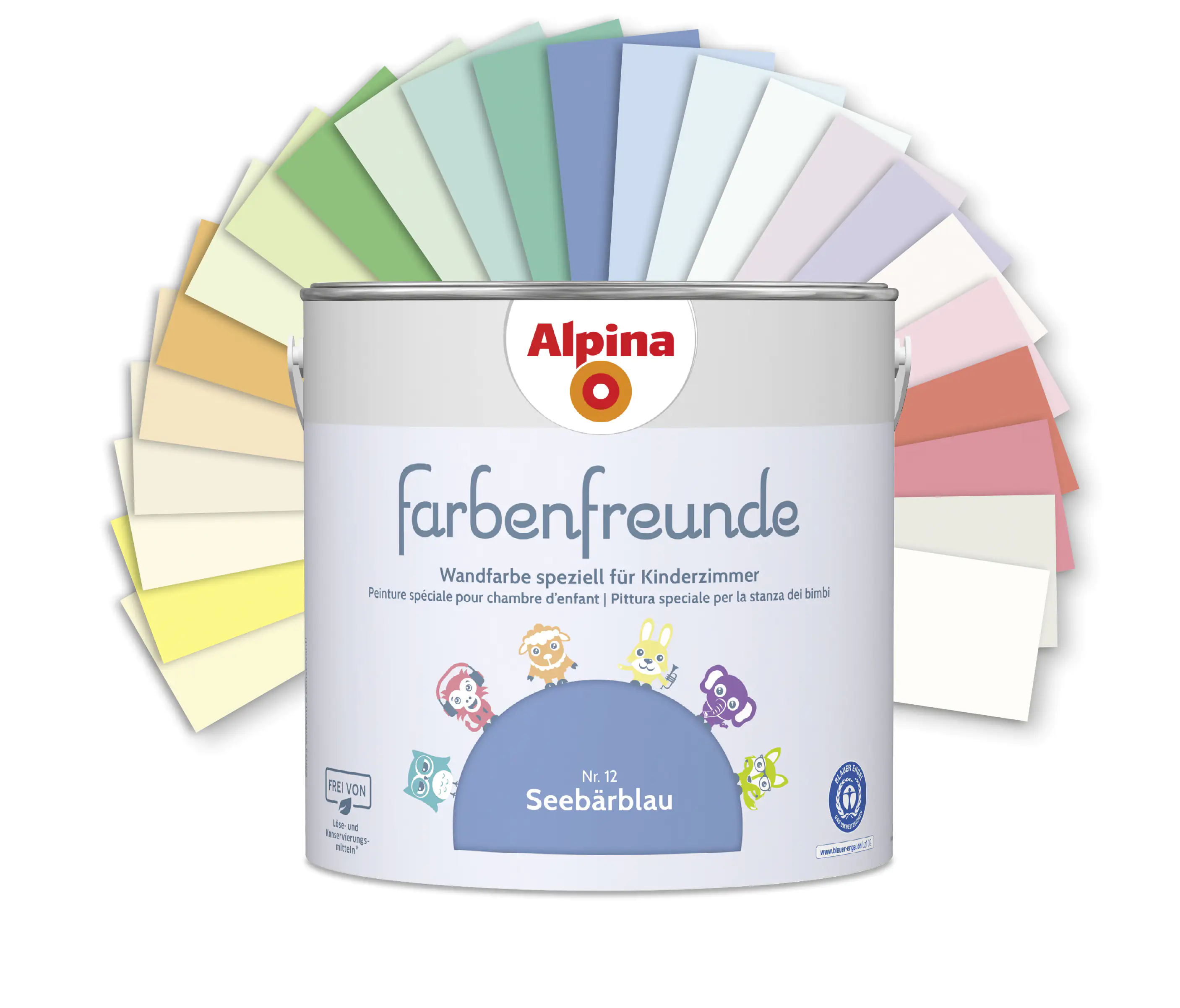 Alpina Farbenfreunde Wandfarbe Nr. 04 fuchsorange 2,5 L matt Alpina Farbenfreunde Wandfarbe Nr. 04 fuchsorange 2,5 L matt