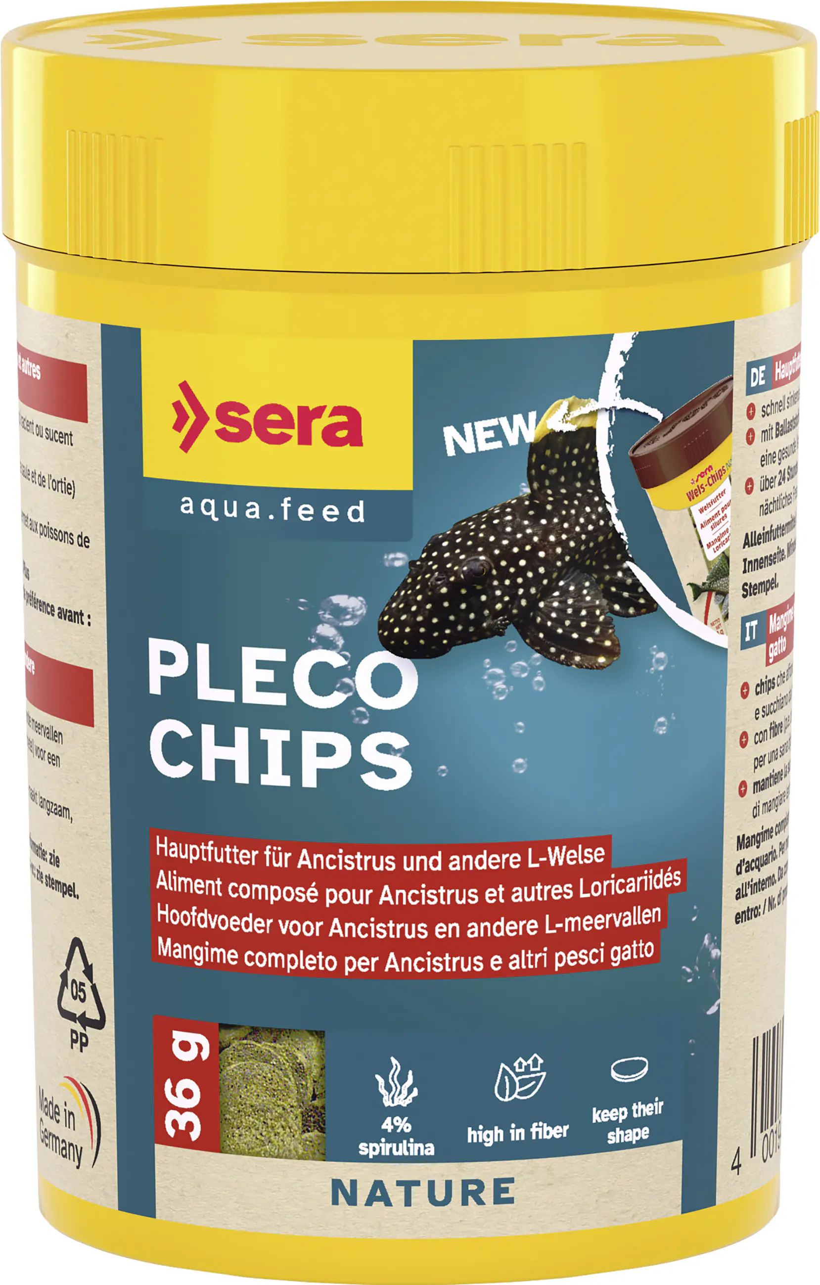 Sera Fischfutter Pleco Chips 100 ml