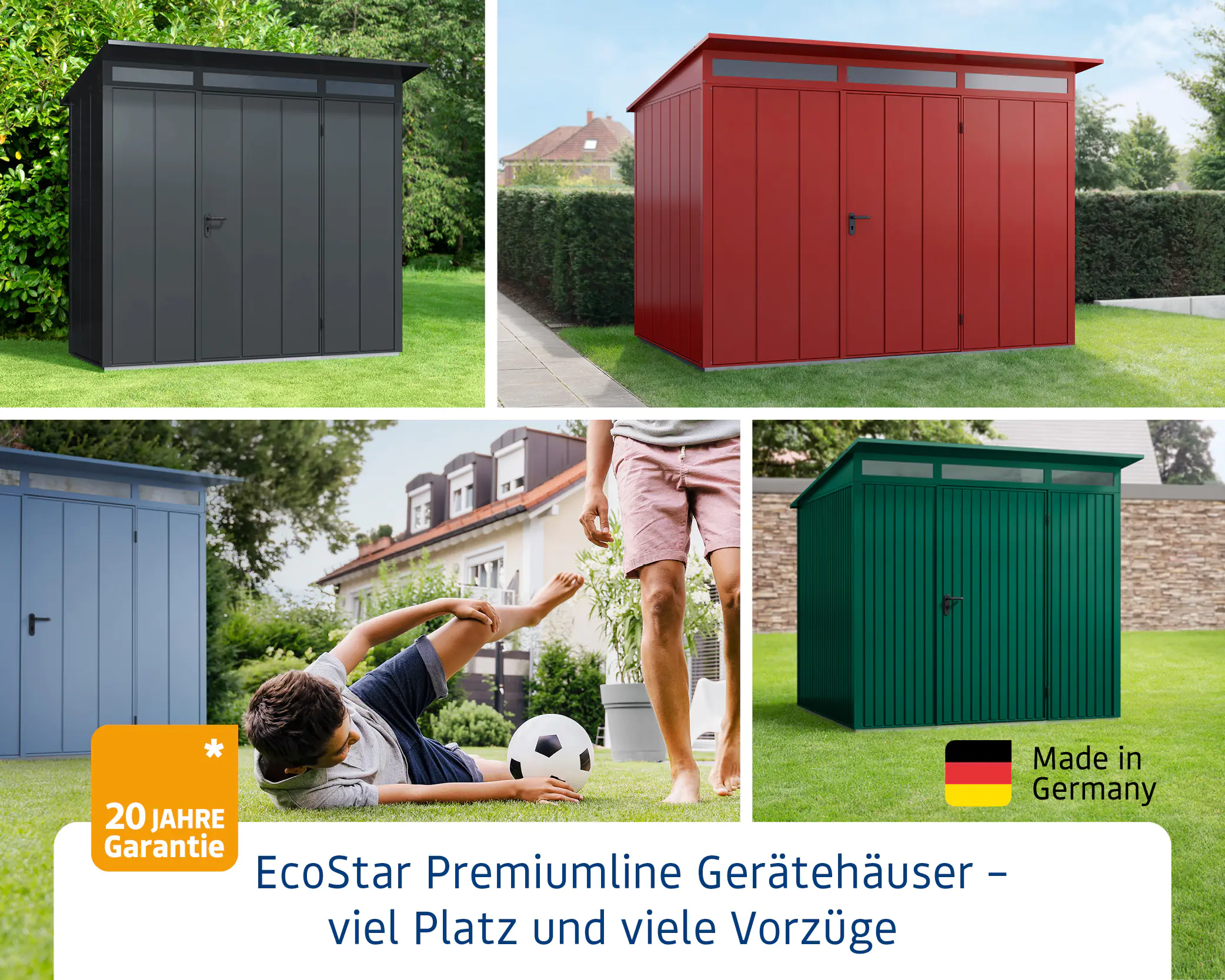 EcoStar Dachrahmen für Gründach Pultdach Typ 3 blau EcoStar Dachrahmen für Gründach Pultdach Typ 3 blau