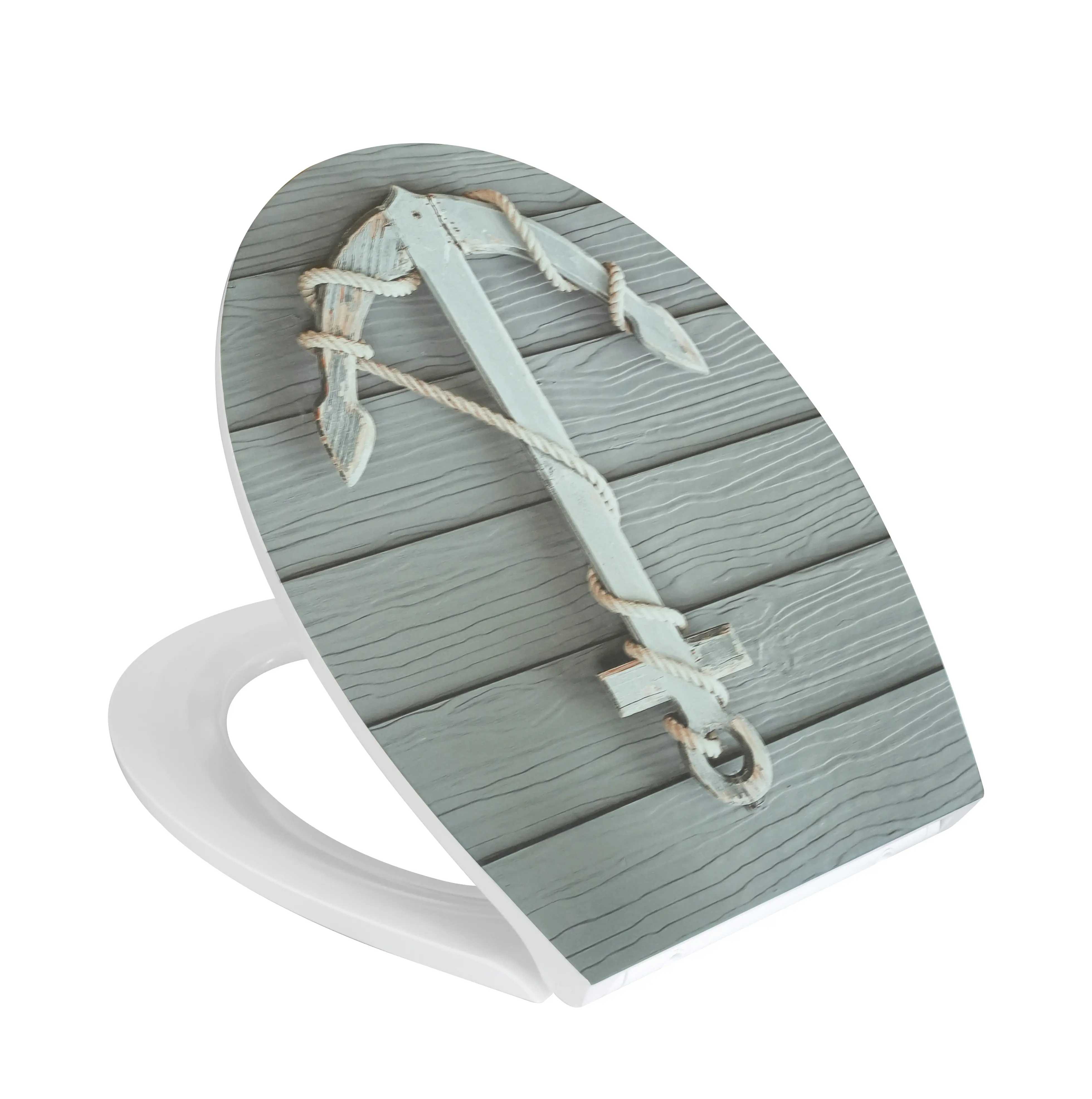 Primaster WC-Sitz mit Absenkautomatik Anker weiß 