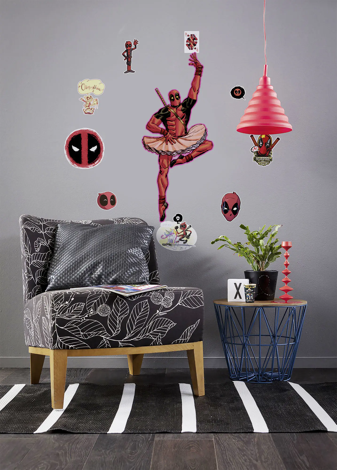 Komar Dekosticker Deadpool Derppool 50 x 70 cm  