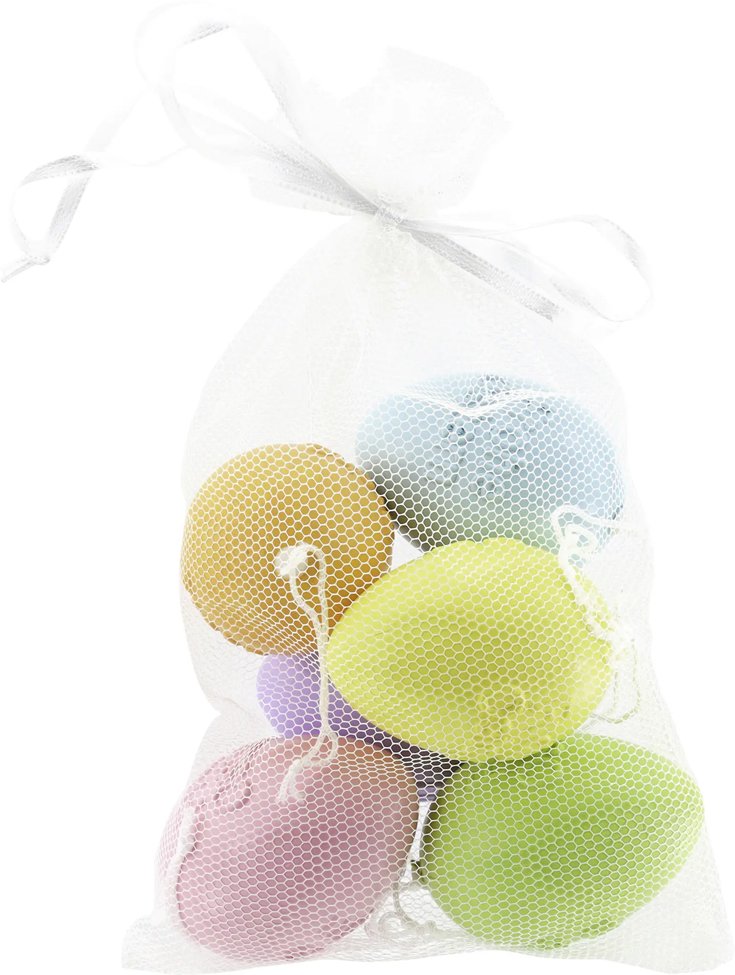 Osterdeko Anhänger Eier Kunststoff bunt 6 Stück