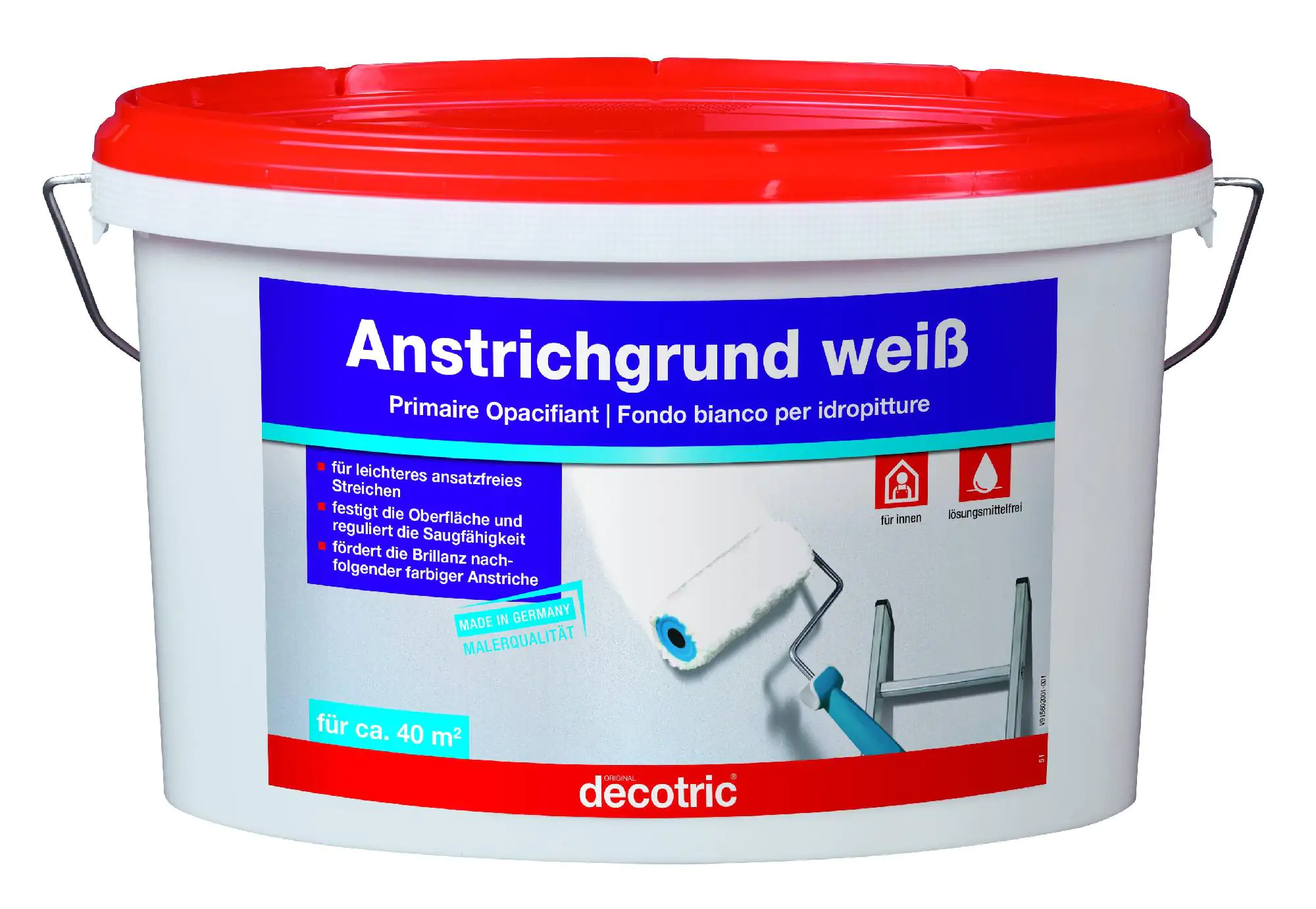 Decotric Anstrichgrund weiß 5 L Decotric Anstrichgrund weiß 5 L