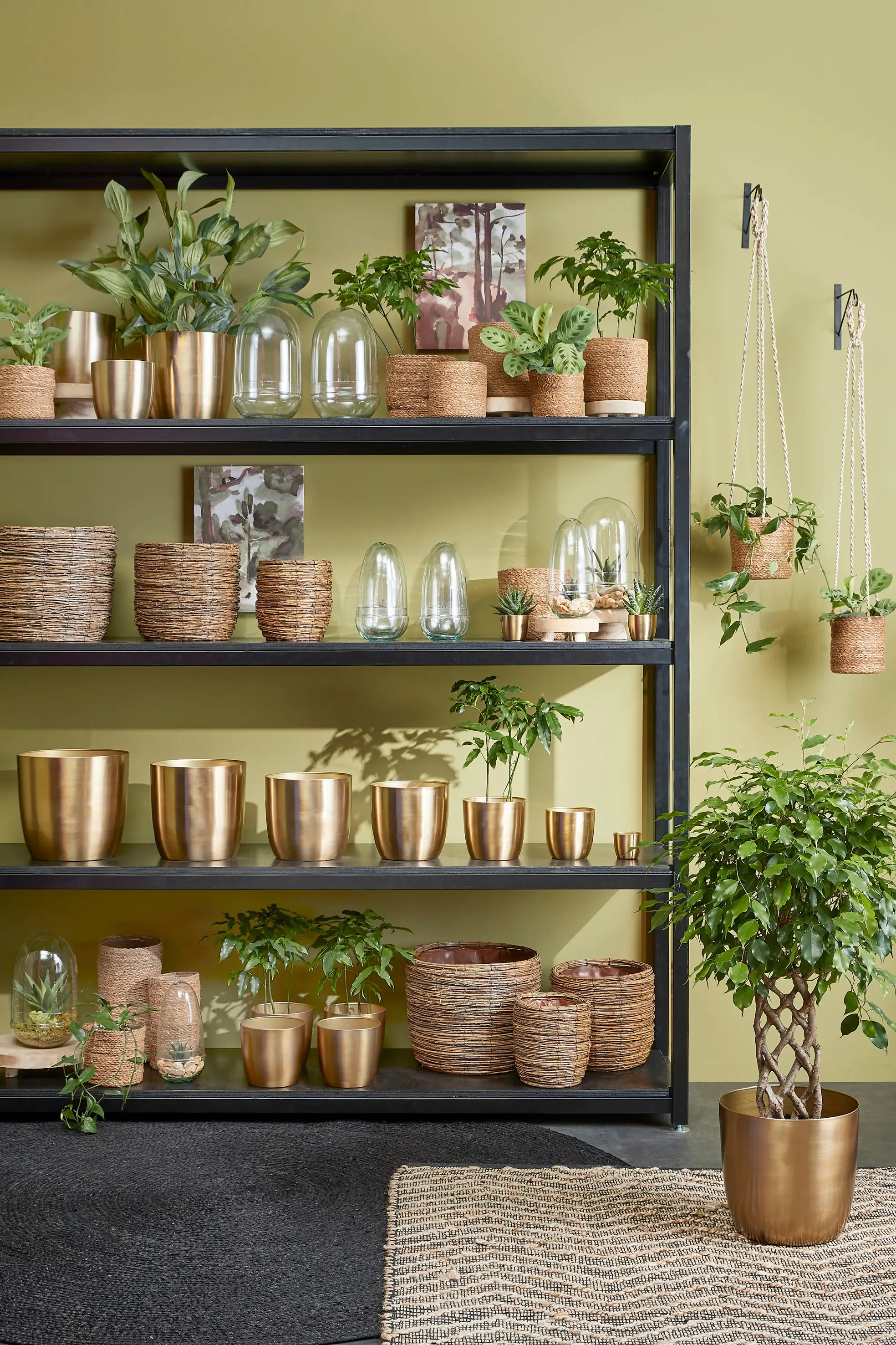 Mica Übertopf Alano rund gold  Ø 20 x 19 cm 