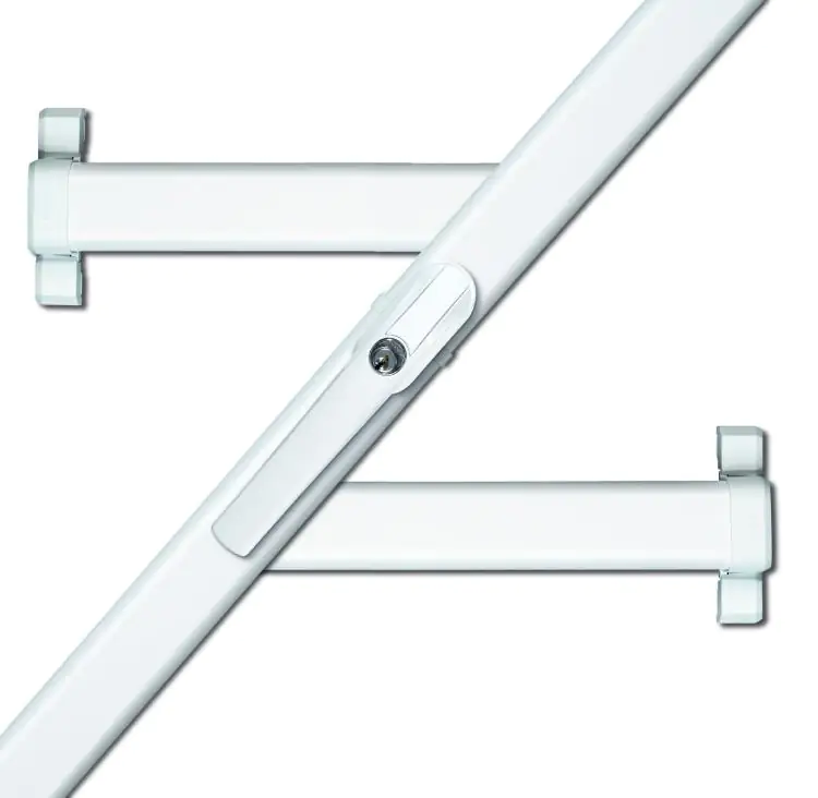 Abus Fensterzusatzschloss FOS550 weiß