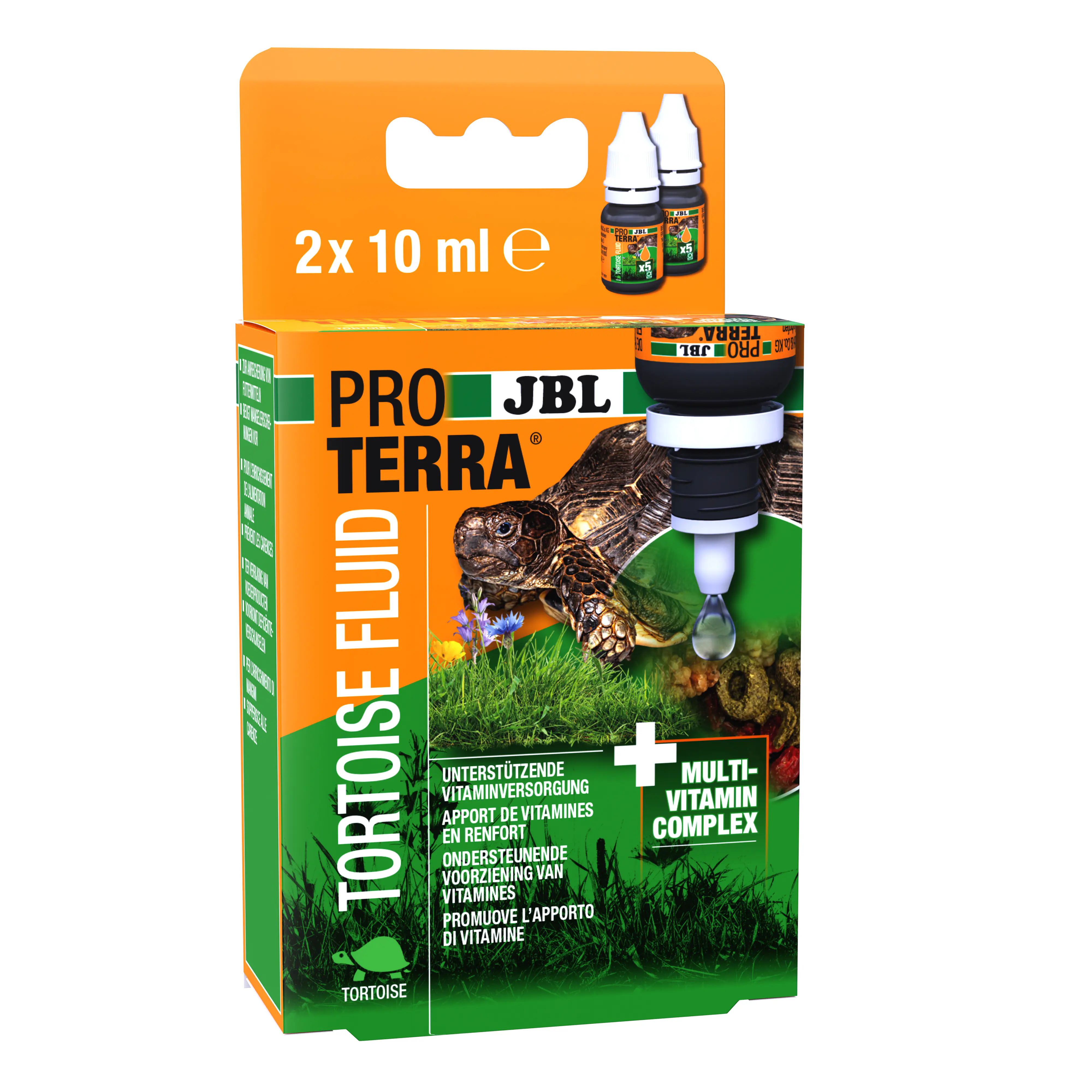 JBL Vitamine für Schildkröten Proterra Tortoise Fluid 2 x 10 ml