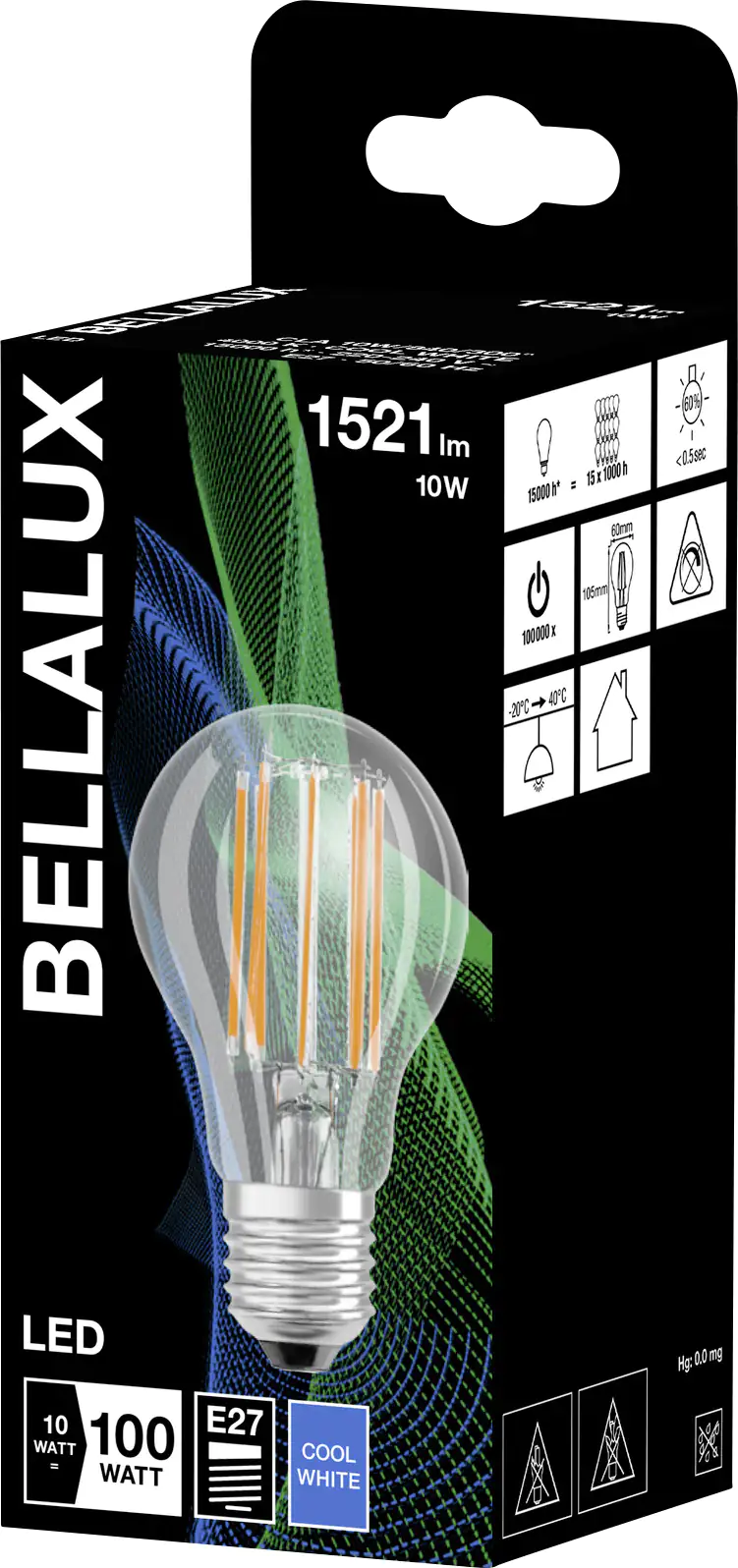 Bellalux LED Leuchtmittel Classic A100 E27 11W neutralweiß, klar