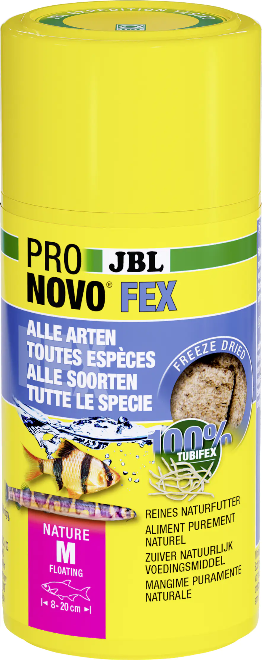 JBL Fischfutter Pronovo Fex Tubifex-Leckerbissen Fischfutter 100 ml