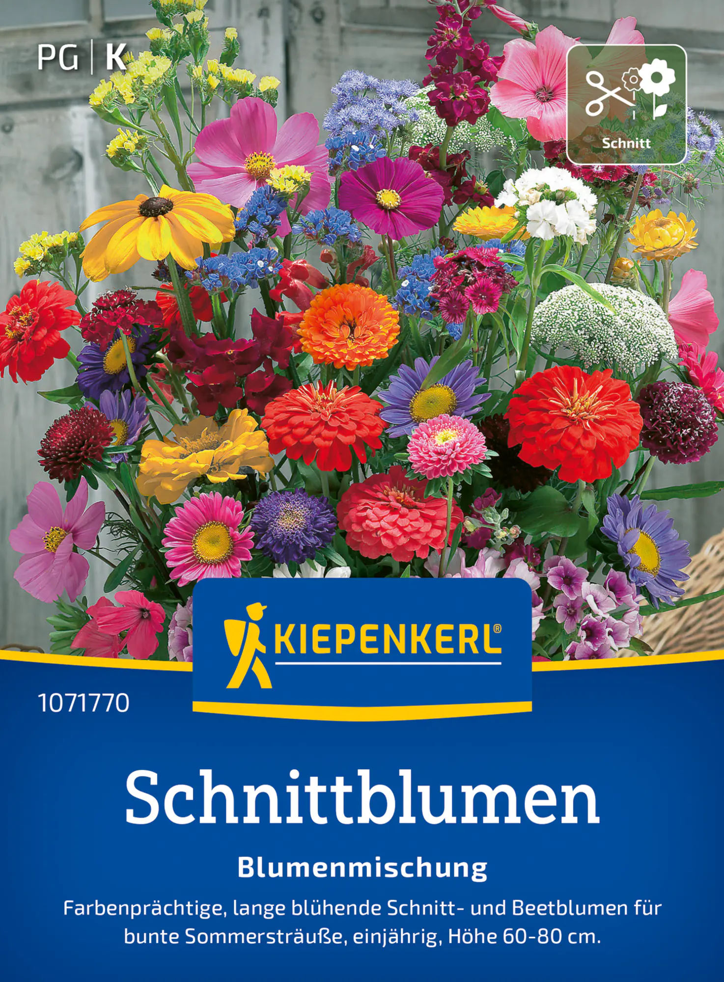 Kiepenkerl Saatgut Blumen-Mischung Schnittblumen für ca. 1-2 m²