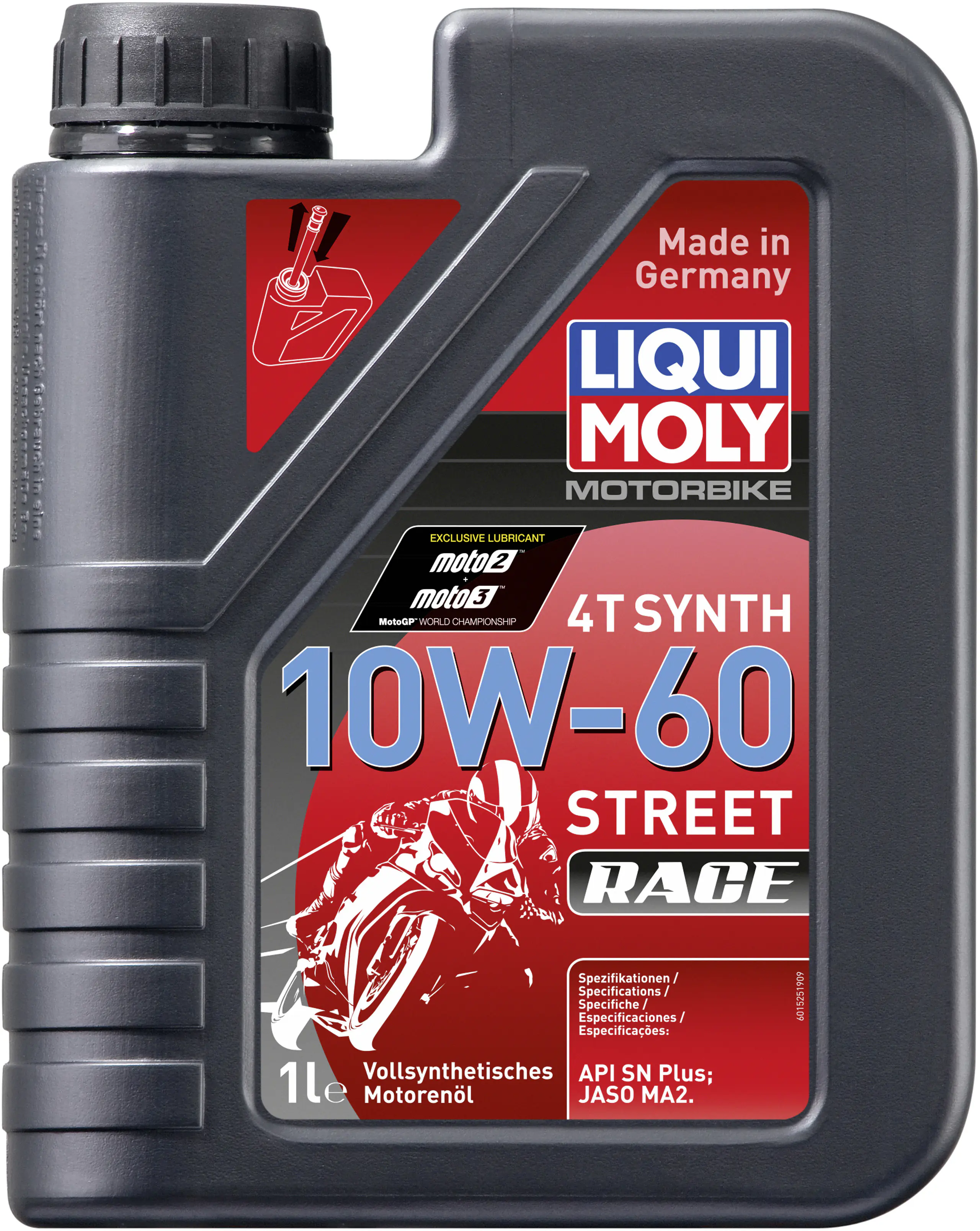 Liqui Moly 4-Takt Motoröl 4T Synth 10W-60 Street Race 1 L