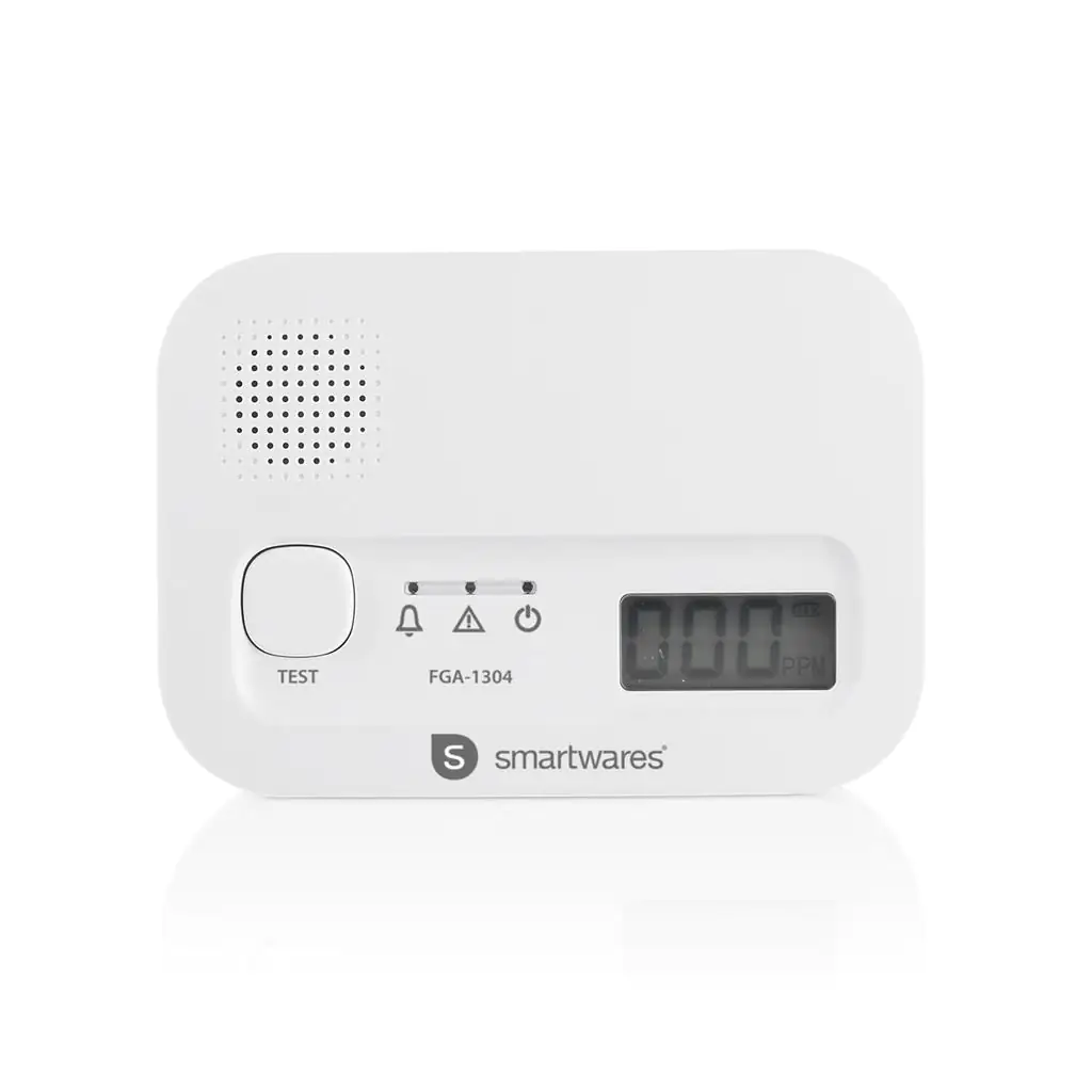 Smartwares Kohlenmonoxid-Melder, 3 Jahre Batterie Smartwares Kohlenmonoxid-Melder, 3 Jahre Batterie