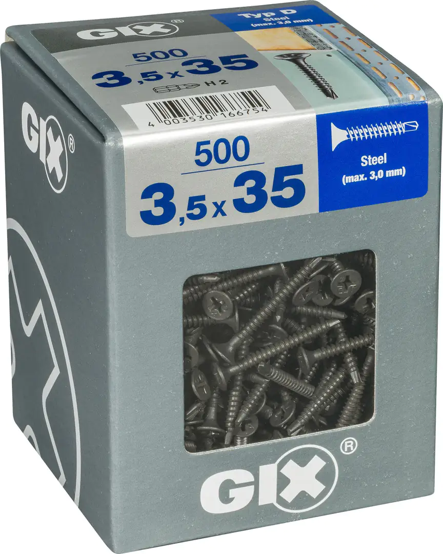 Spax Schnellbauschrauben 3.5 x 35 mm PH 2 - 500 Stk. Spax Schnellbauschrauben 3.5 x 35 mm PH 2 - 500 Stk.