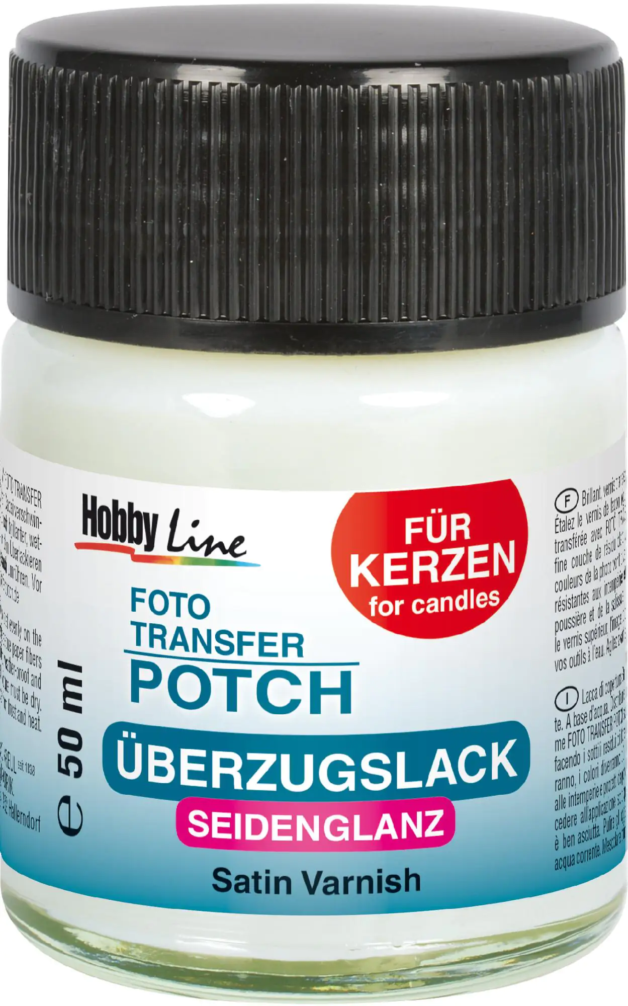 Kreul Foto Transfer Potch Überzugslack für Kerzen Seidenglanz 50 ml