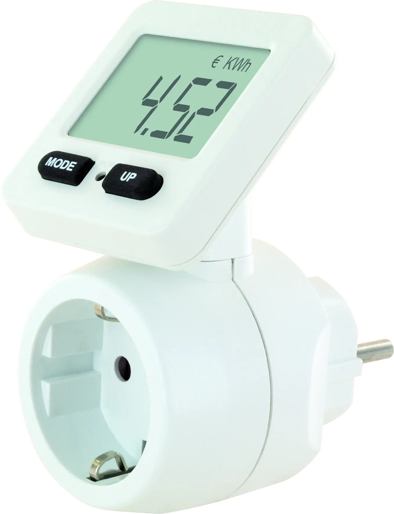 Schwaiger Energiekosten Messgerät STEM1180 Display drehbar, weiß