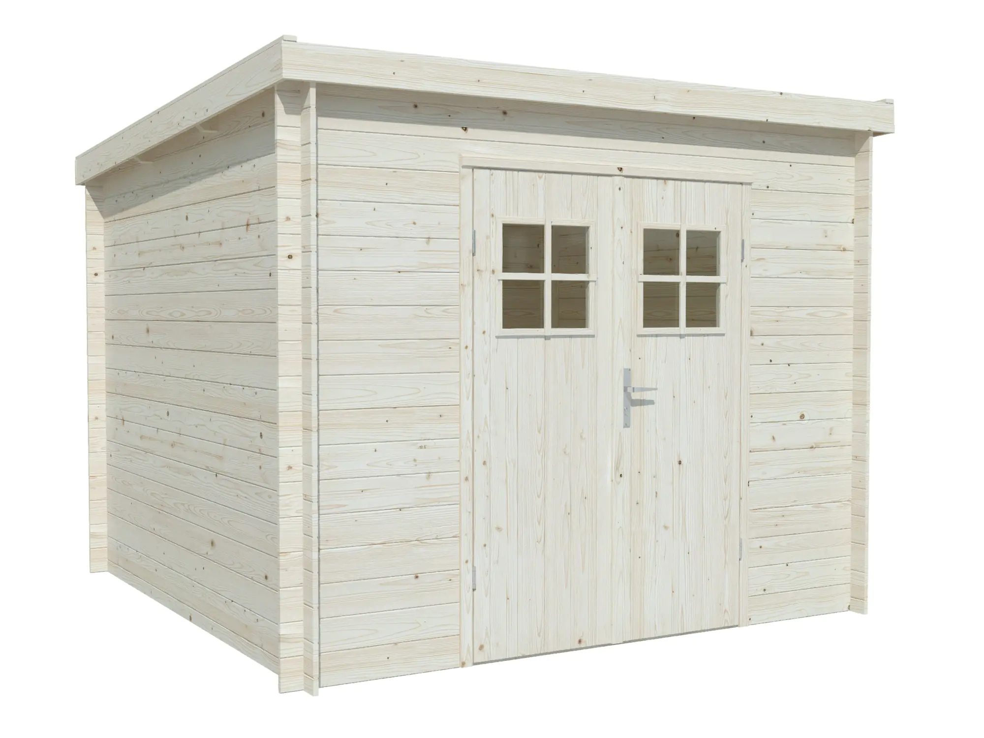 Palmako Gartenhaus Zina 3 244 x 244 cm naturbelassen