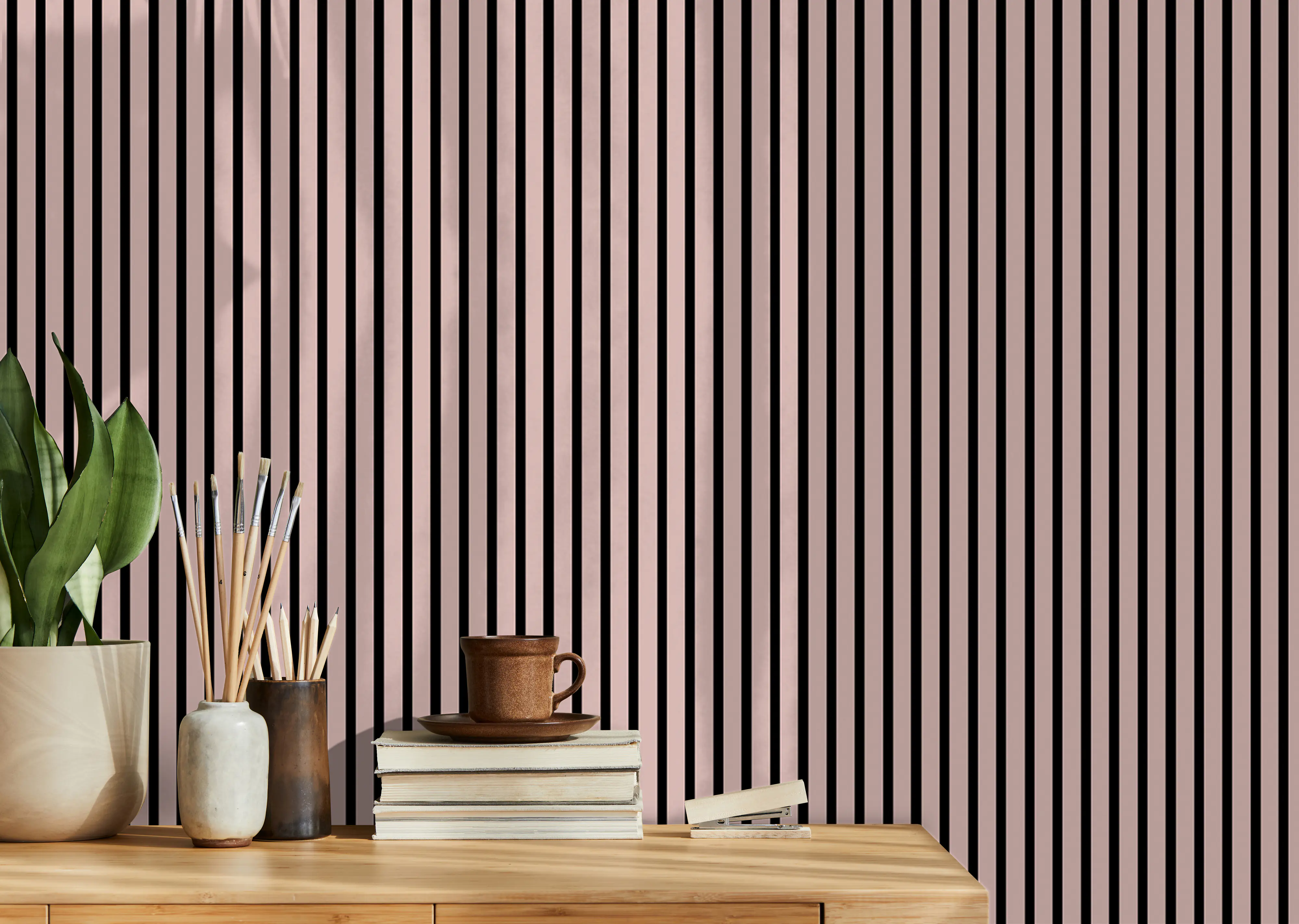 Neuhofer Akustikpaneele 267 x 57,25 x 1,9 cm Altrosa foliert