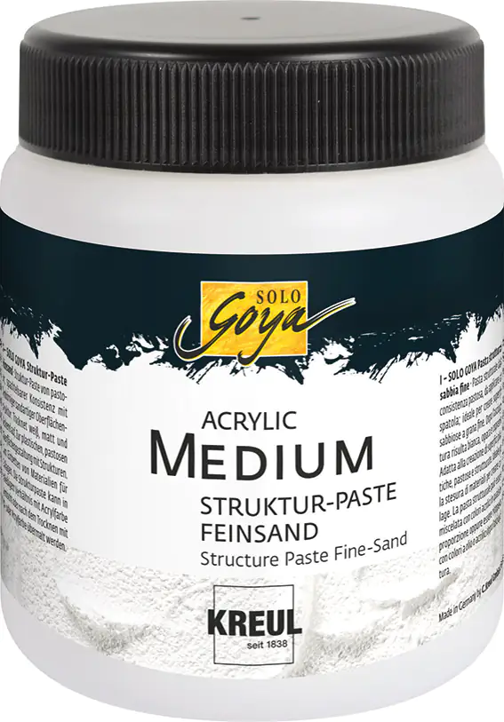 Kreul Solo Goya Acrylic Medium Struktur-Paste Feinsand 250 ml