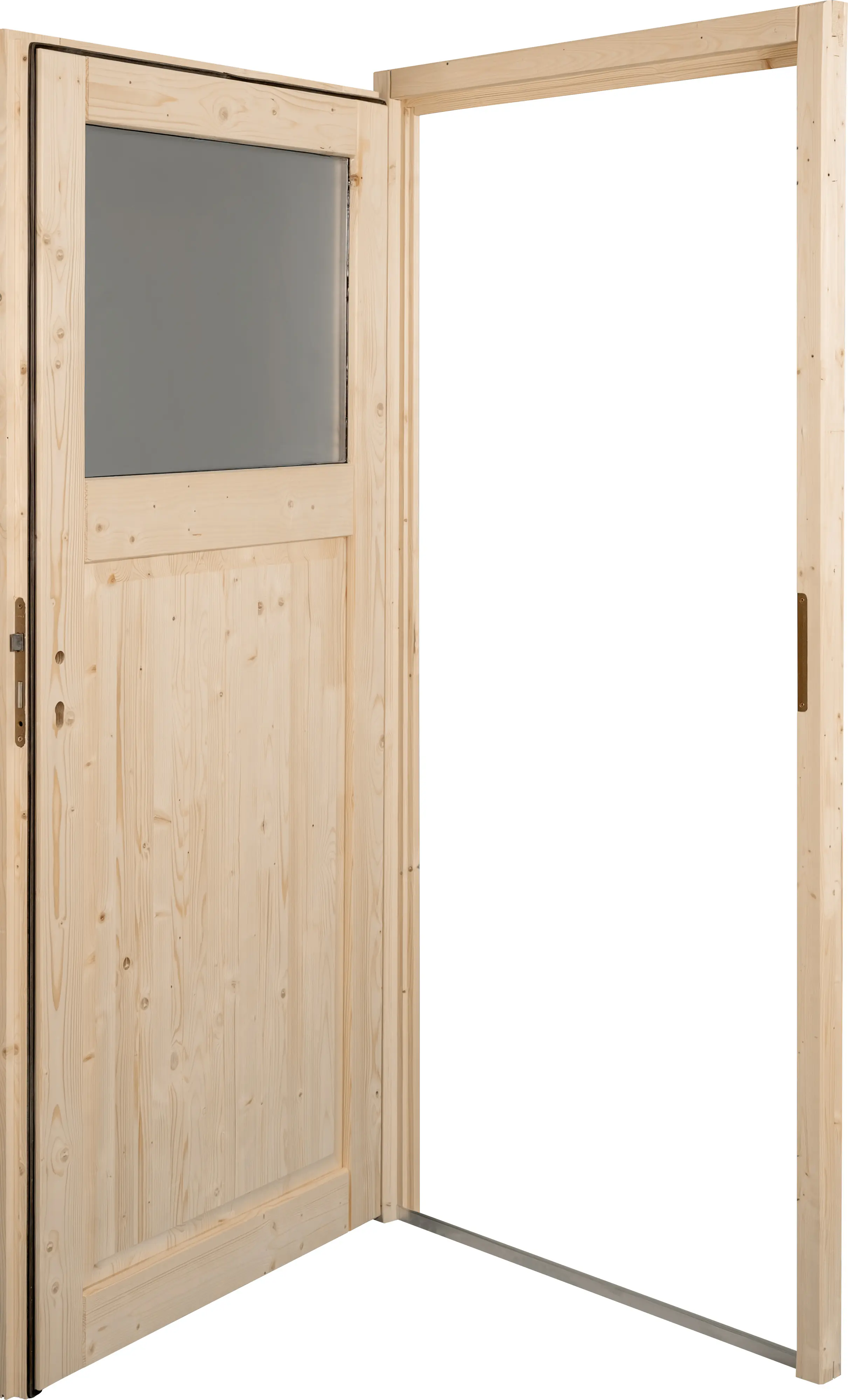 Panto Nebeneingangstür Holz 501 98 x 198 cm DIN Rechts