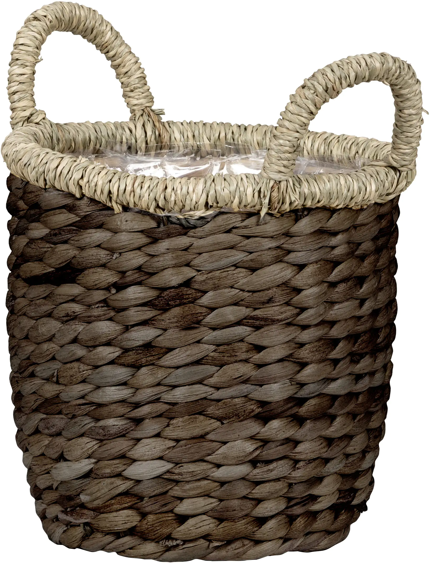 Scheurich Blumentopf Ø 34 cm Wasserhyazinte braun mit zwei Griffen