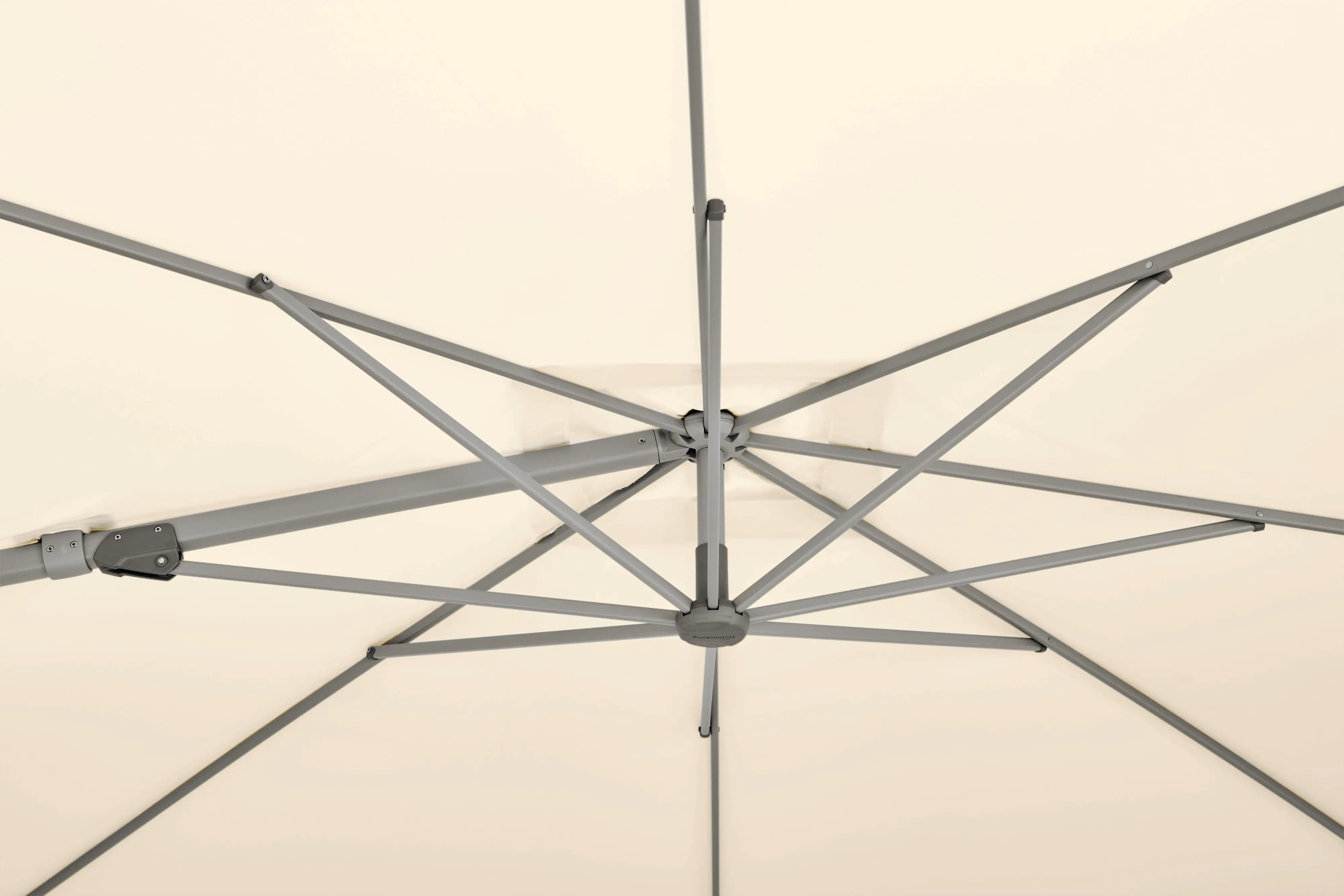 Suncomfort Sonnenschirm Sunflex beige 300 x 300 cm  Suncomfort Sonnenschirm Sunflex beige 300 x 300 cm
