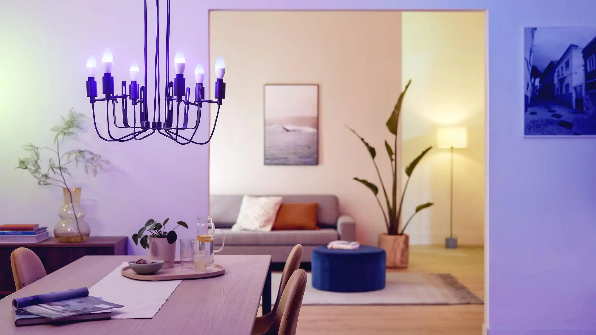 Philips Smart LED Leuchtmittel Tunable White & Color C37 E14 Kerze 4,9 W Philips Smart LED Leuchtmittel Tunable White & Color C37 E14 Kerze 4,9 W