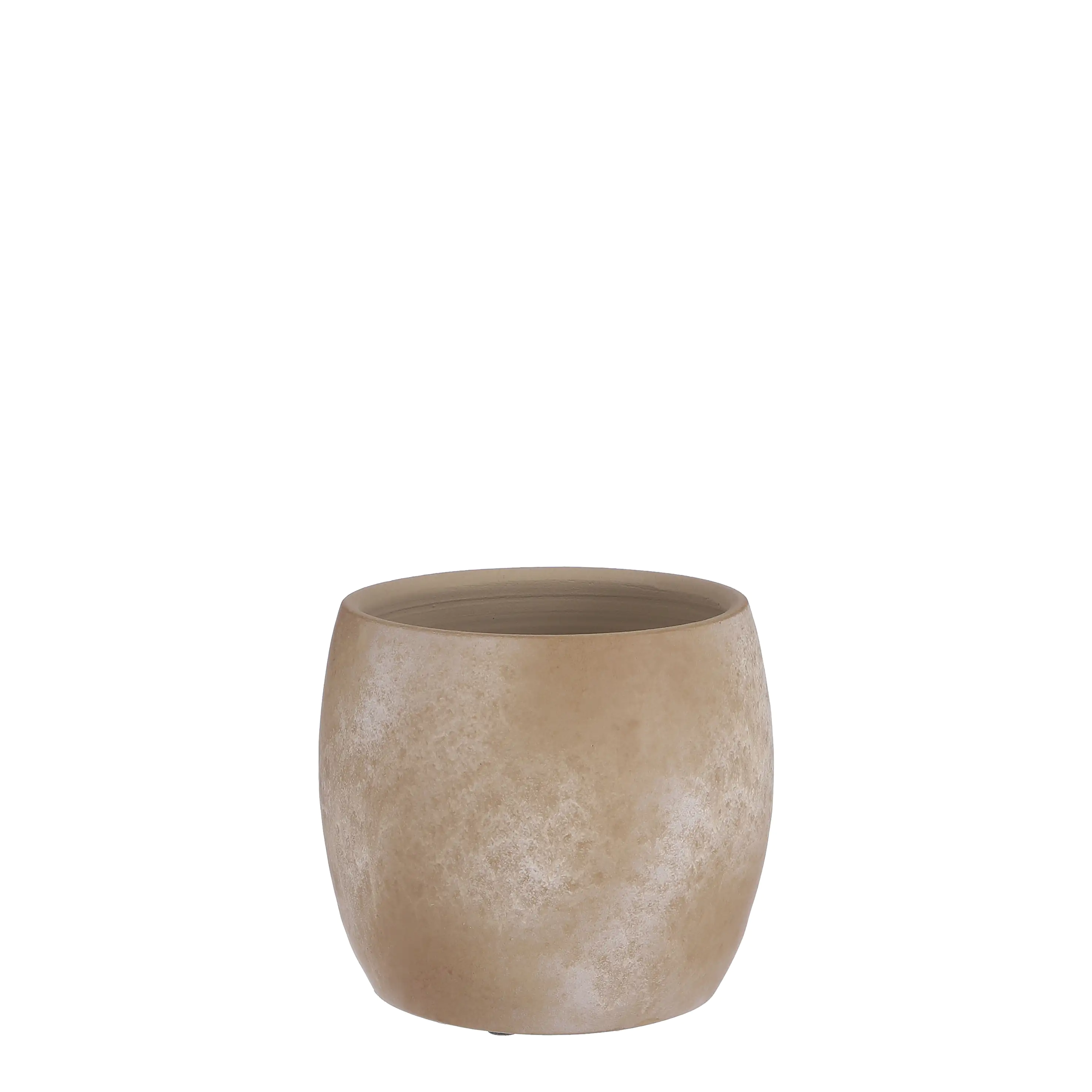 8718861893410 Mica Blumentopf Lester Ø 18 x 20 cm creme