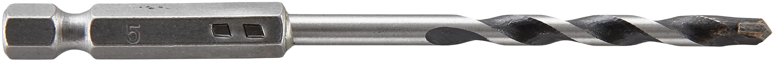 Wolfcraft Steinbohrer HM Sechskant-Schaft 7266000 Ø 5 mm