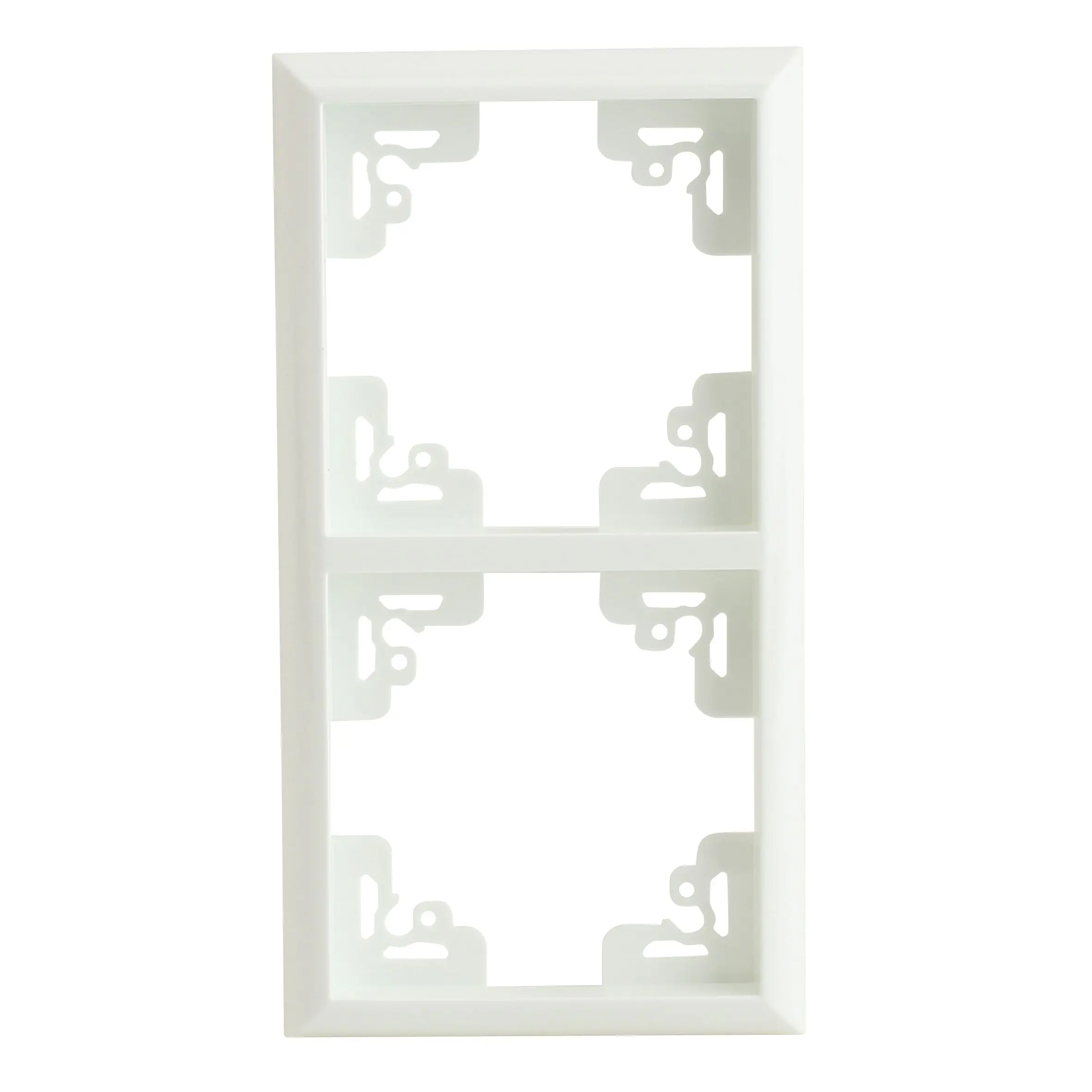 Unitec Abdeckrahmen Valencia 2-fach alpinweiß Unitec Abdeckrahmen Valencia 2-fach alpinweiß