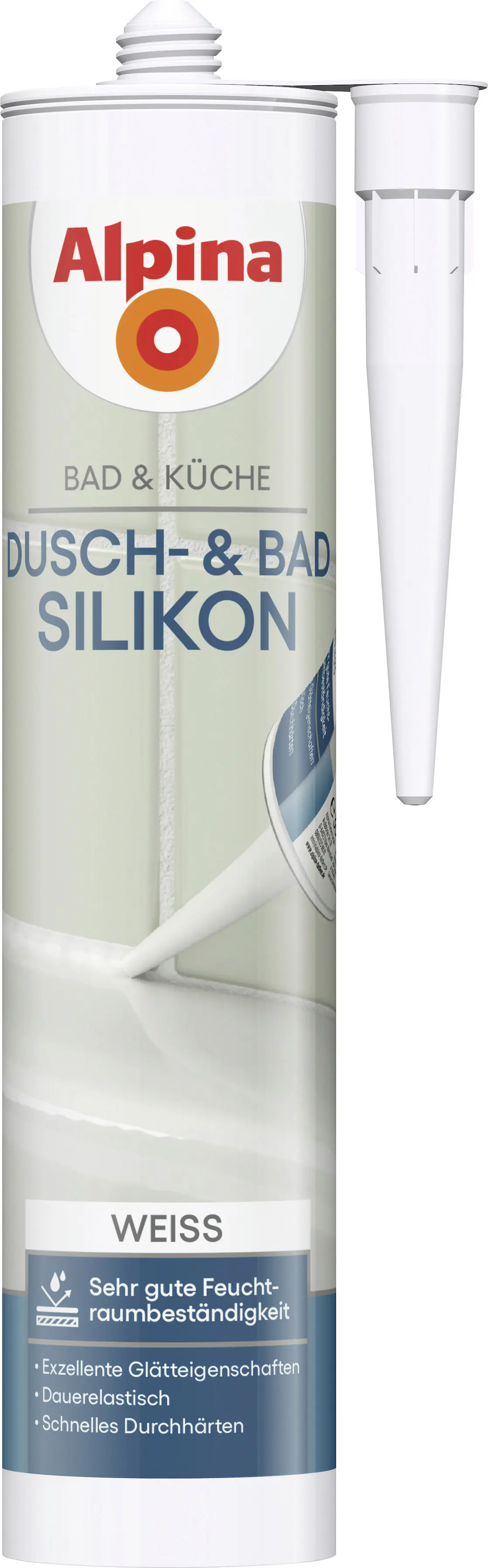 Alpina Dusch & Badsilikon weiß 300 ml