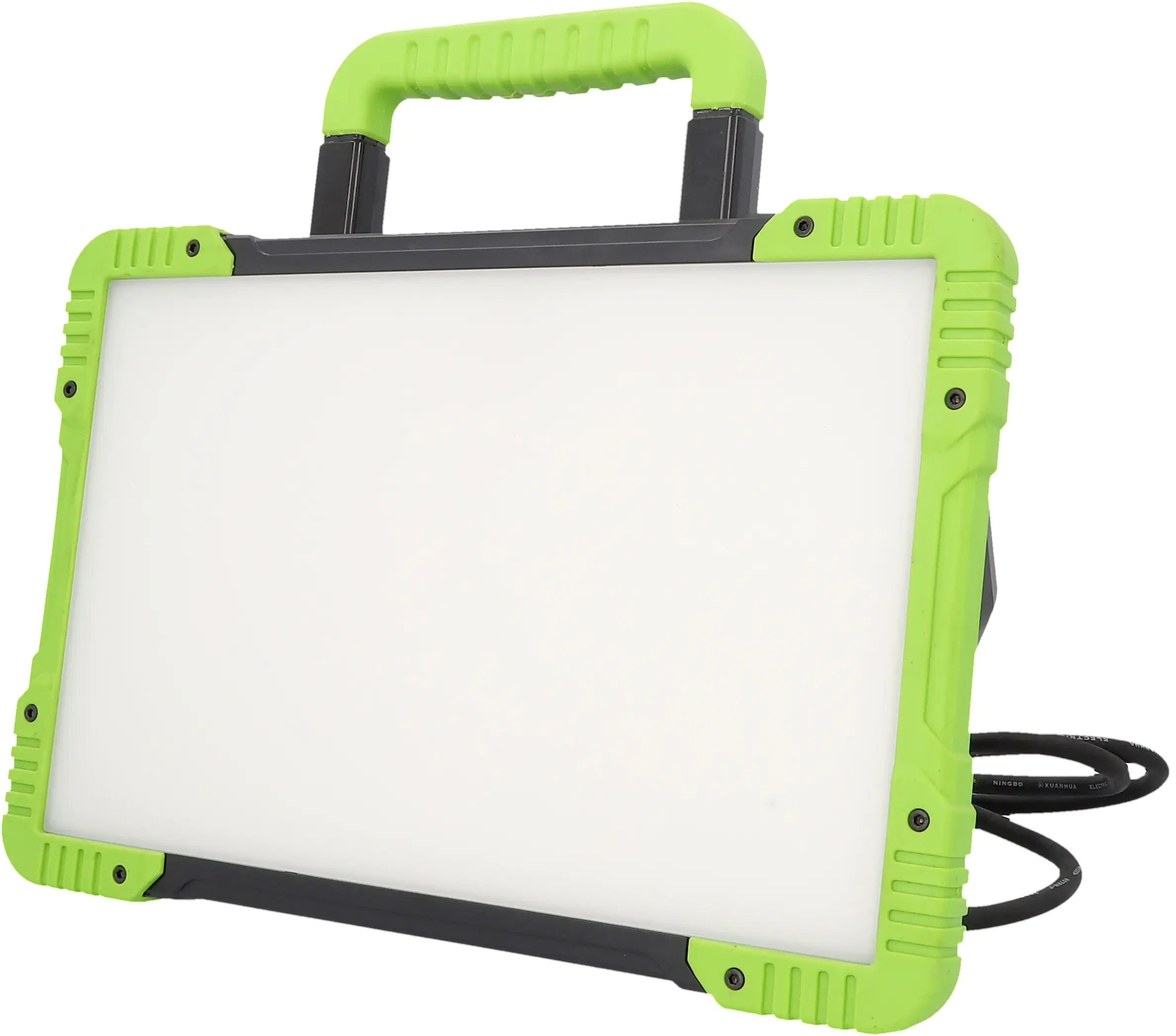 Unitec LED Arbeitsstrahler 55 Watt schwarz-grün 5950lm, 6000K, 2 Steckdosen