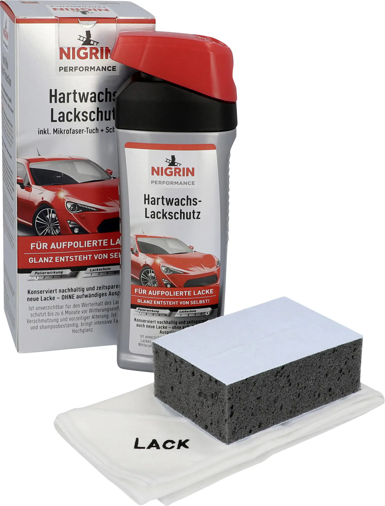 Nigrin Performance Hartwachs-Lackschutz Turbo Set 500ml