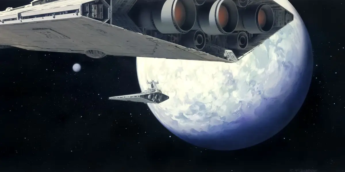4055065510786 Komar Vlies Fototapete Star Wars Classic Star Destroyer 500 x 250 cm