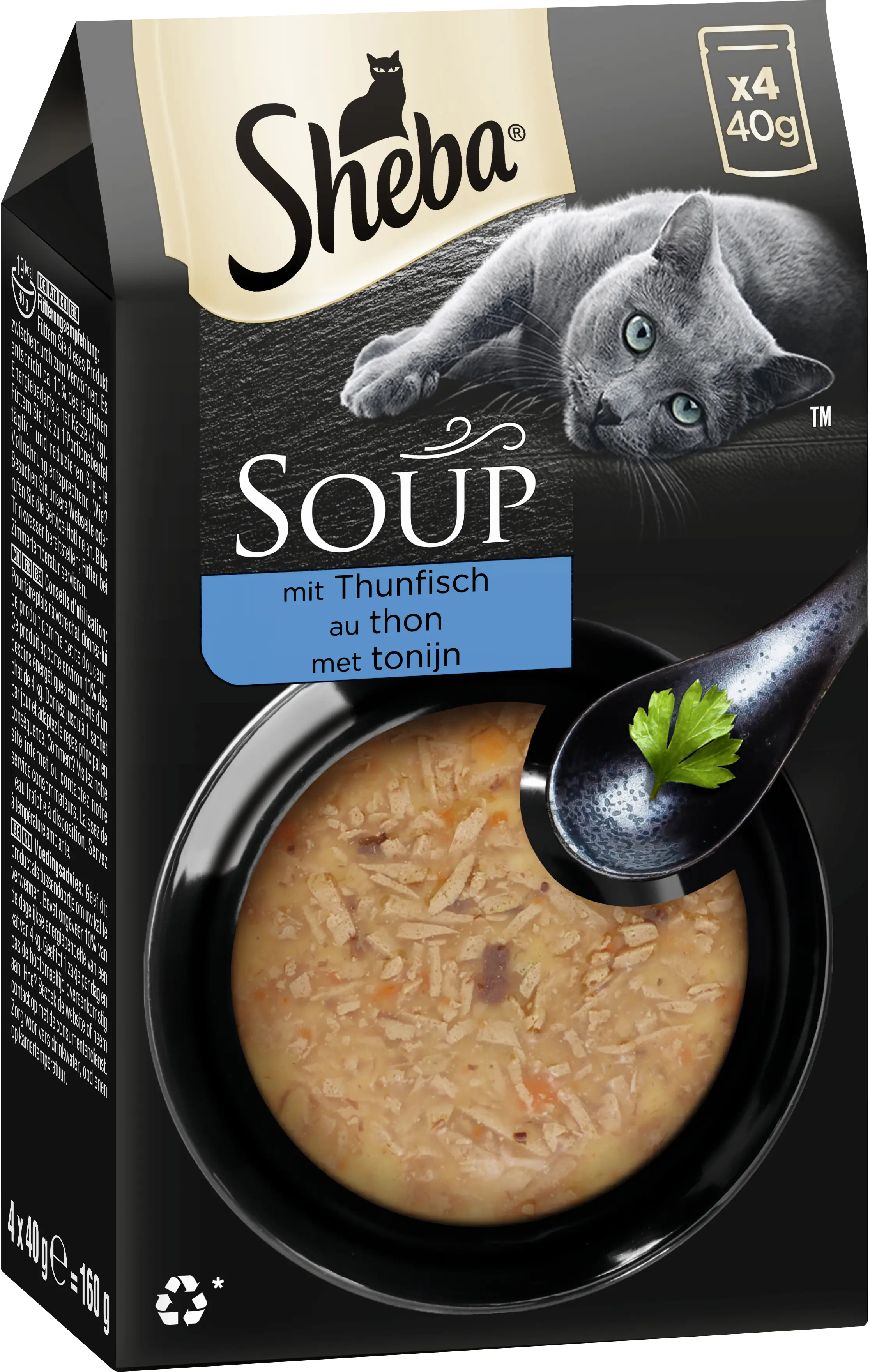 Sheba Soup Katzensuppe Adult 4 x 40 g Thunfisch