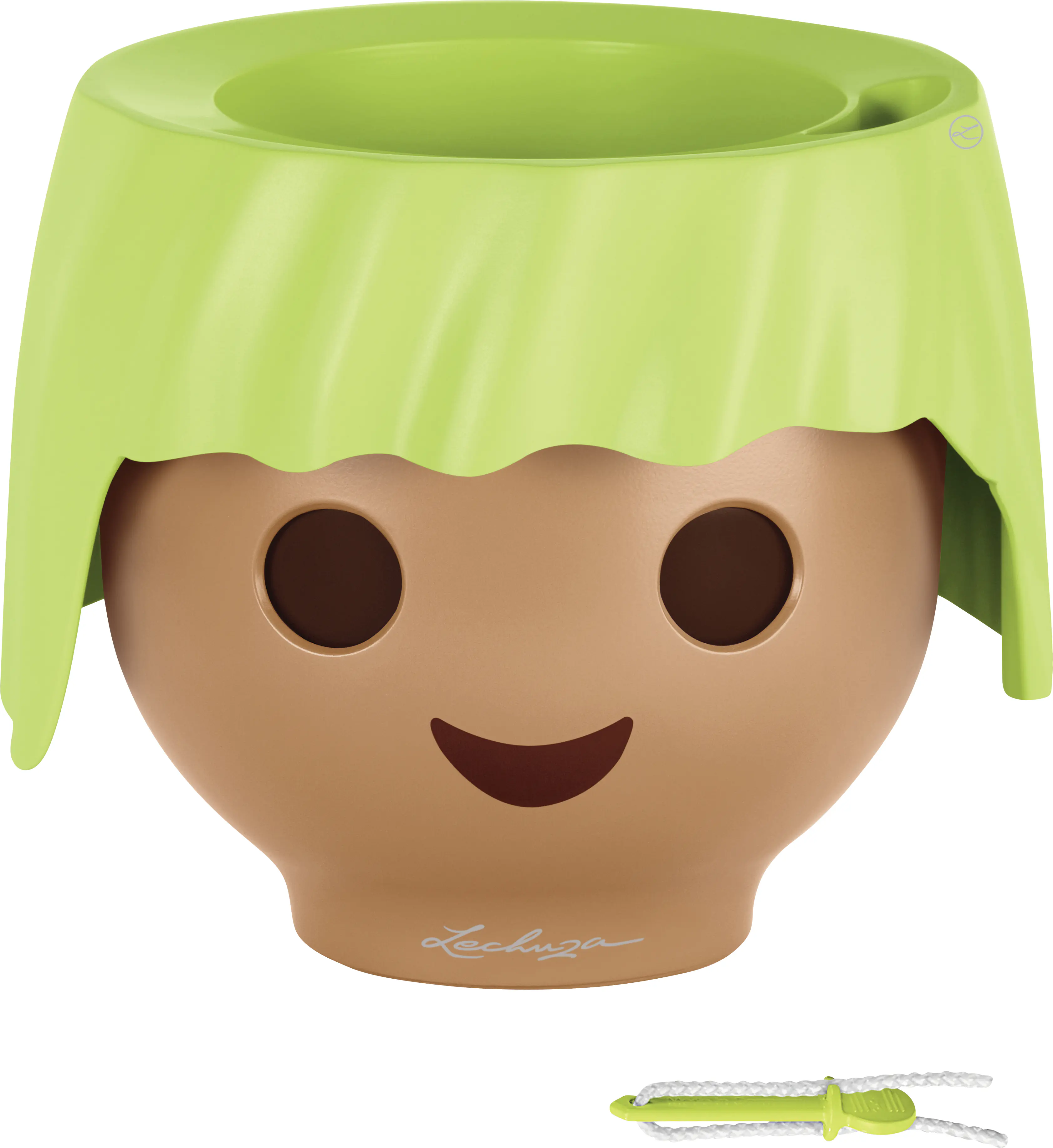 Lechuza Blumentopf Playmobil®Ojo Ø 21 cm apple green 