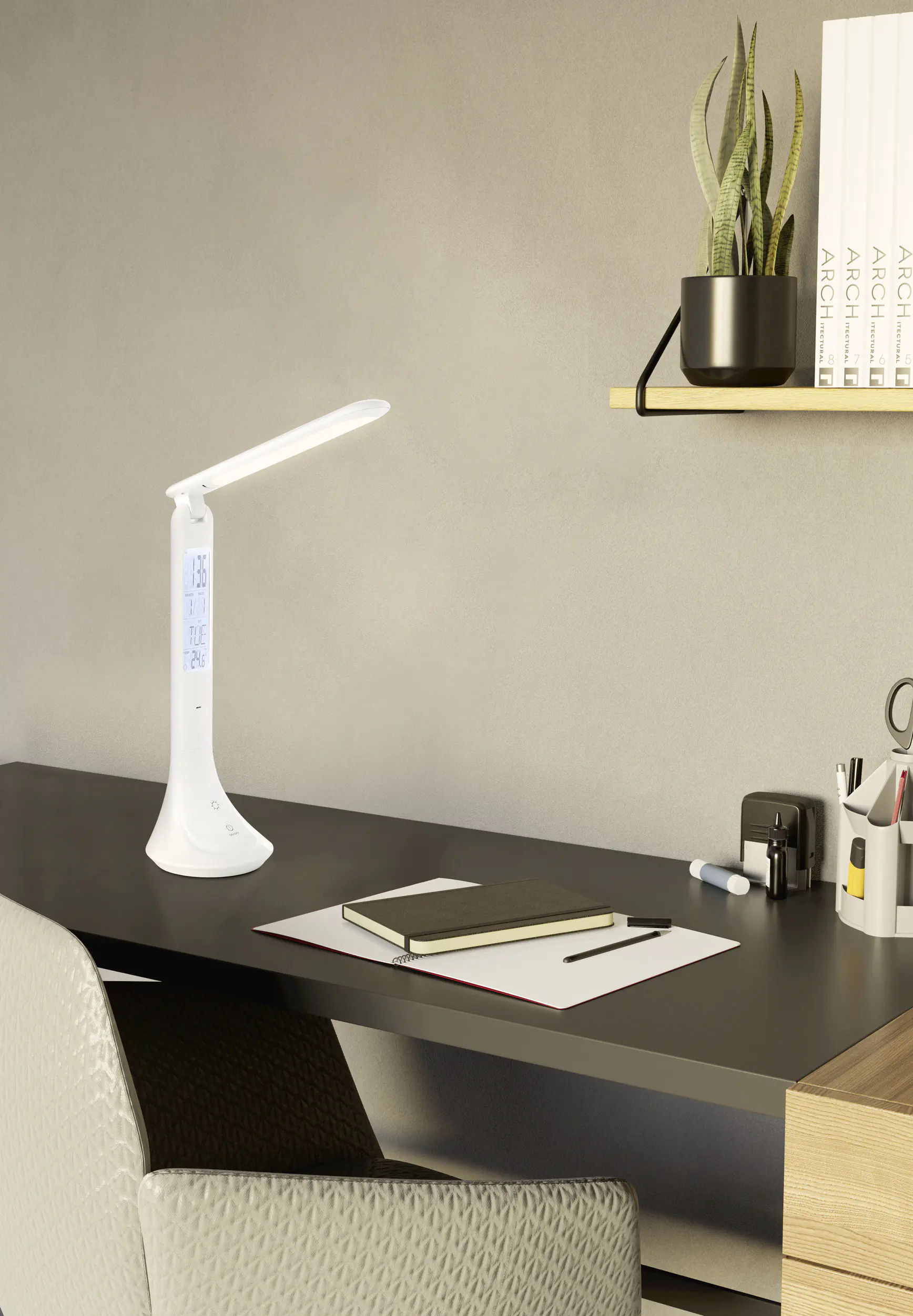 Eglo LED Tischleuchte Coluccia weiß 19 x 26 cm neutralweiß