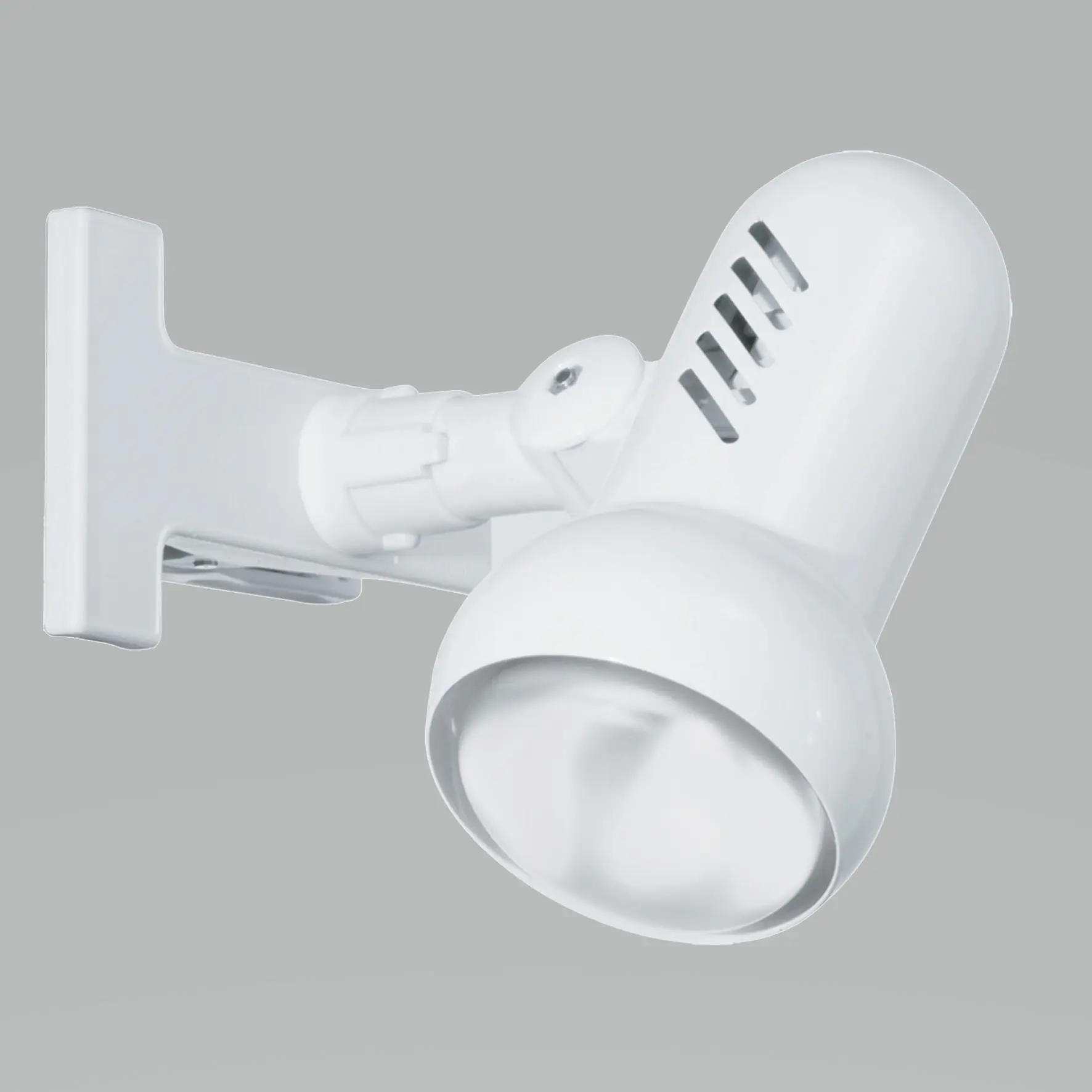 Eglo Klemmleuchte Manhatten E27 nickel-matt weiß Eglo Klemmleuchte Manhatten E27 nickel-matt weiß