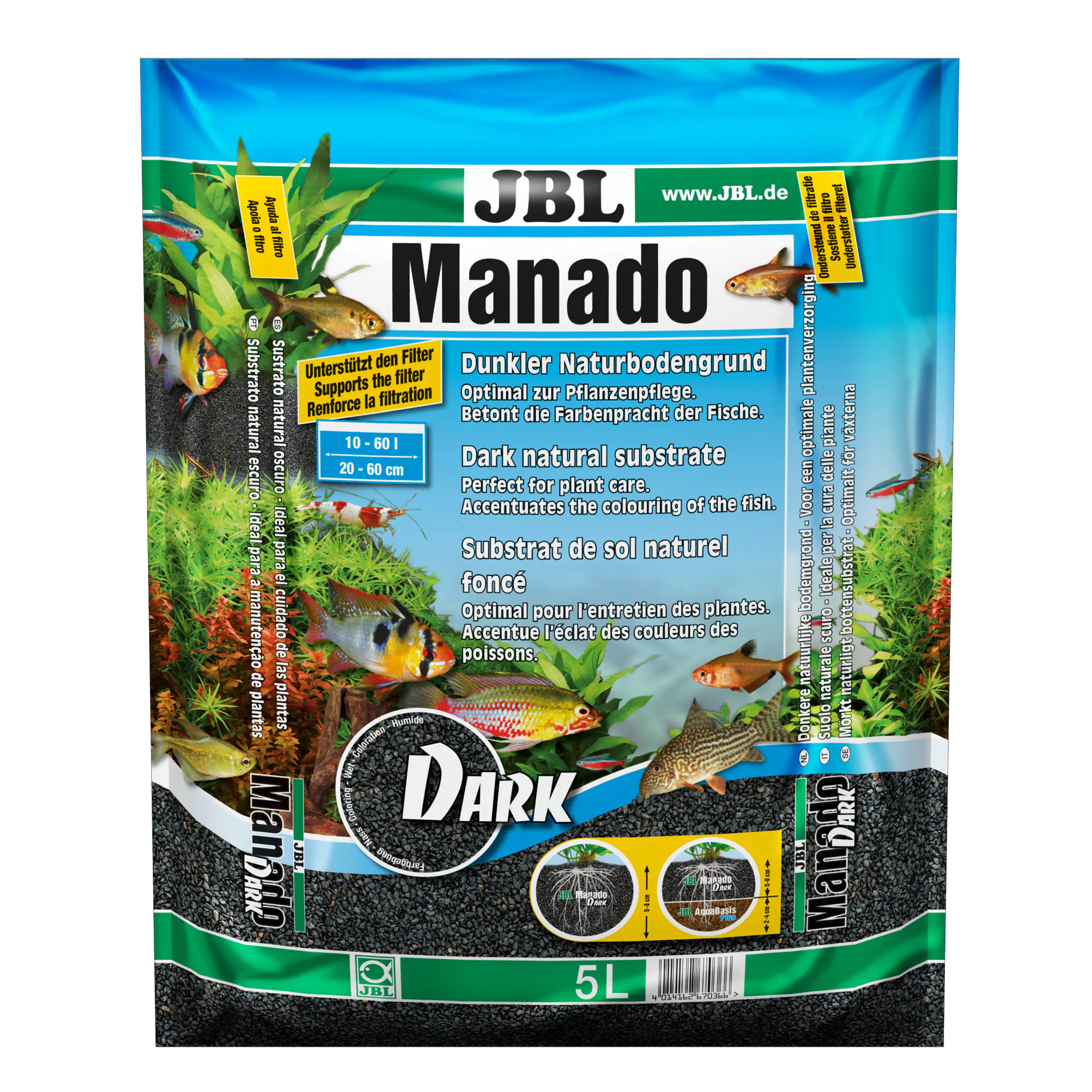 JBL Manado DARK 5l dunkelbraun