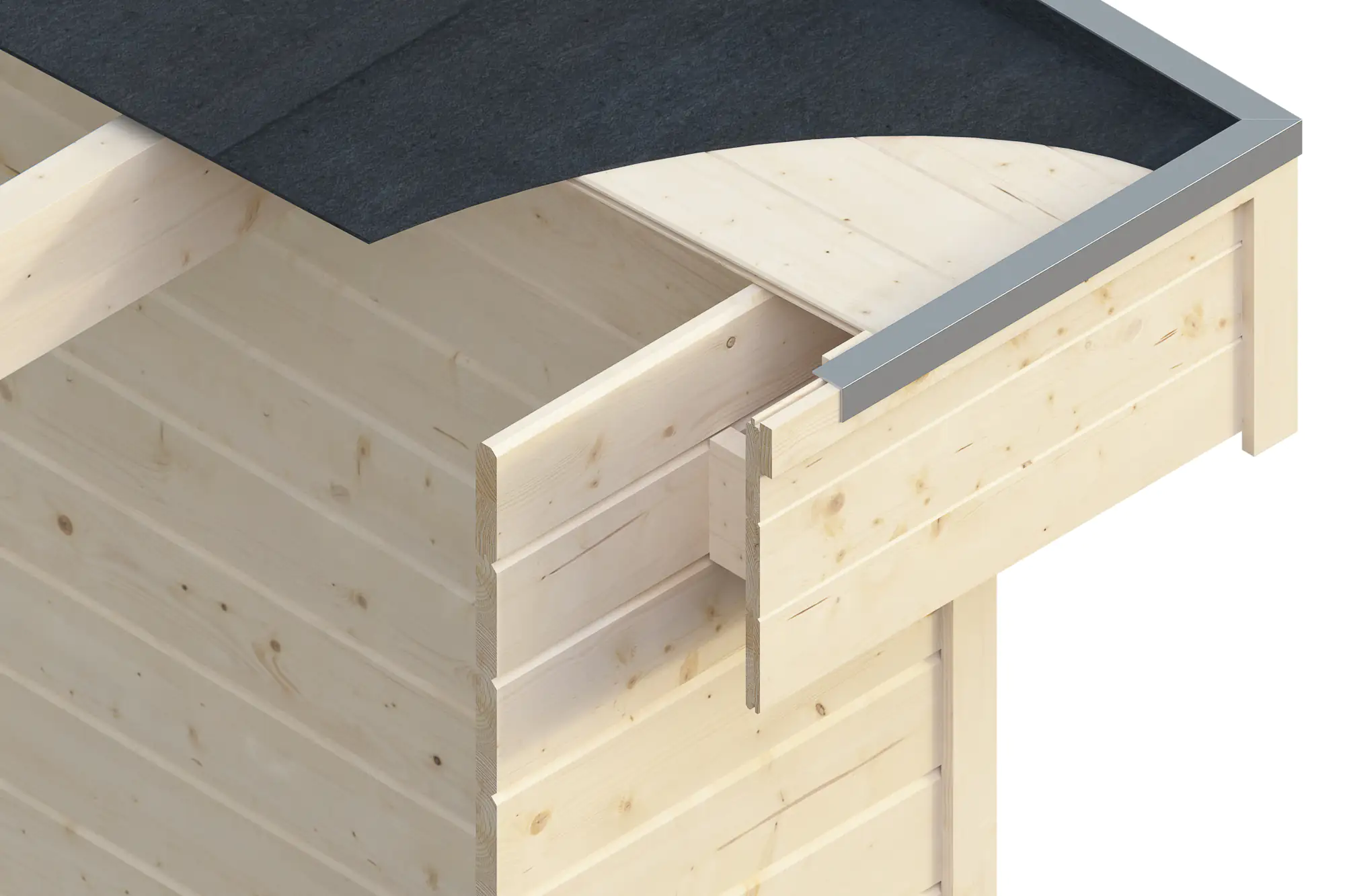 SKAN HOLZ Gartenhaus Breda 380 x 380 cm natur mit Fußboden SKAN HOLZ Gartenhaus Breda 380 x 380 cm natur mit Fußboden
