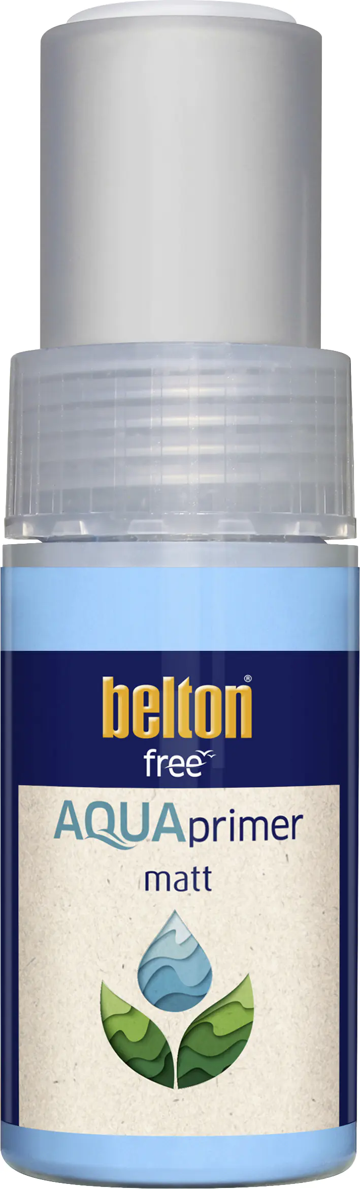 belton free Lackstift AQUAprimer Grundierung 9 ml weiß matt