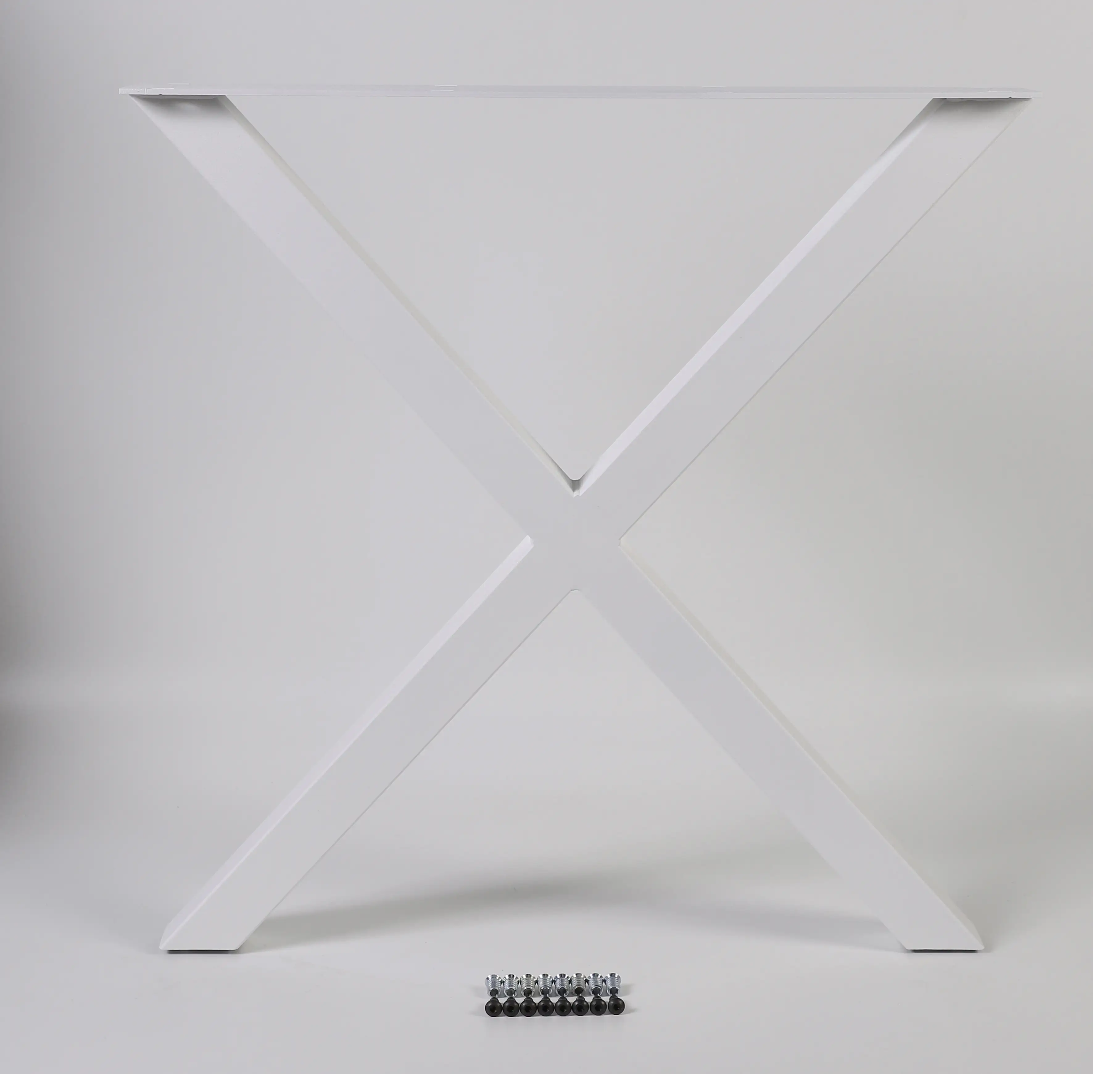 Dieda Tischbein X-Form weiß Maße (L x B x H): 71,0 x 70,0 x 10,0 cm Dieda Tischbein X-Form weiß Maße (L x B x H): 71,0 x 70,0 x 10,0 cm